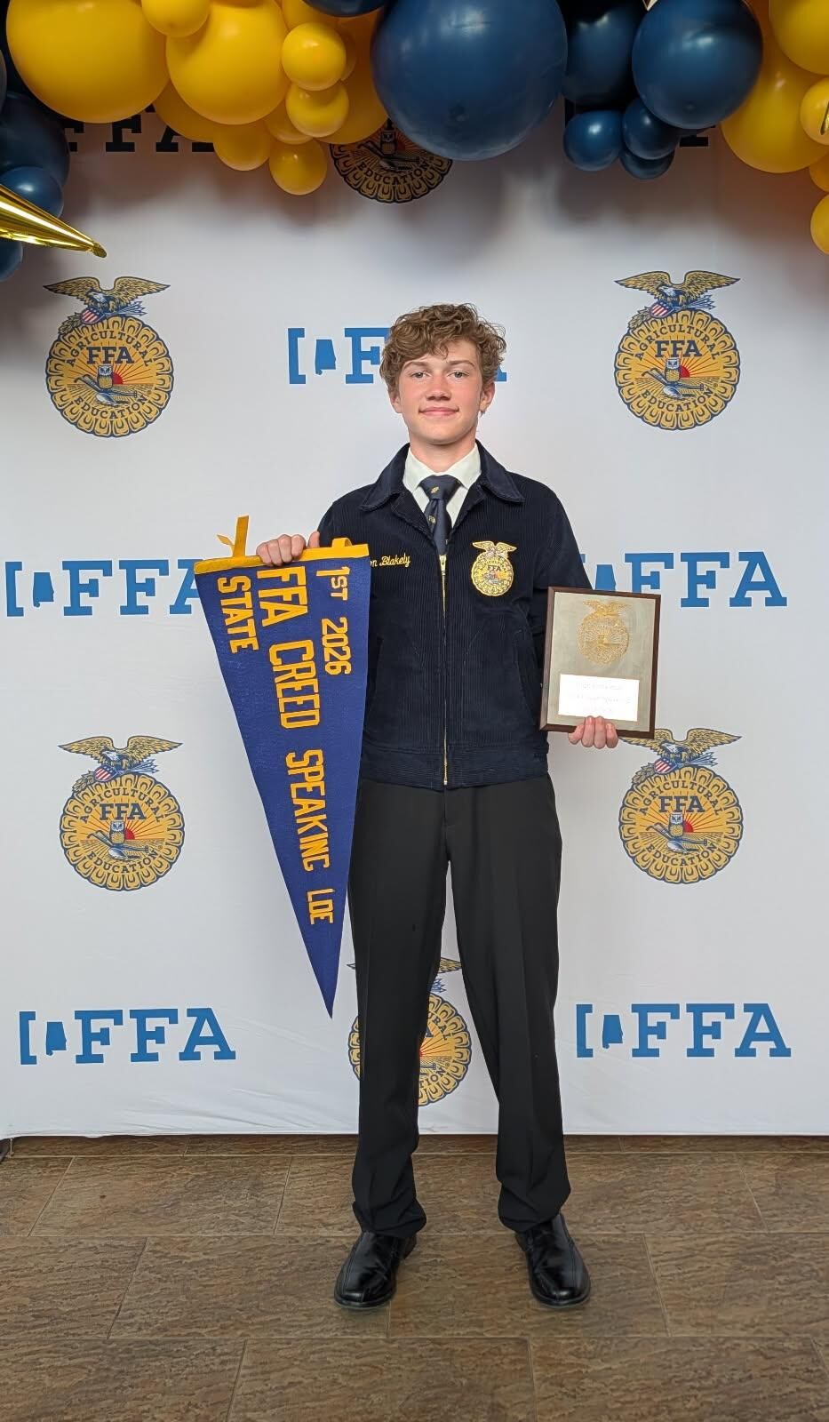 Congratulations to WHS Student Jackson Blakely