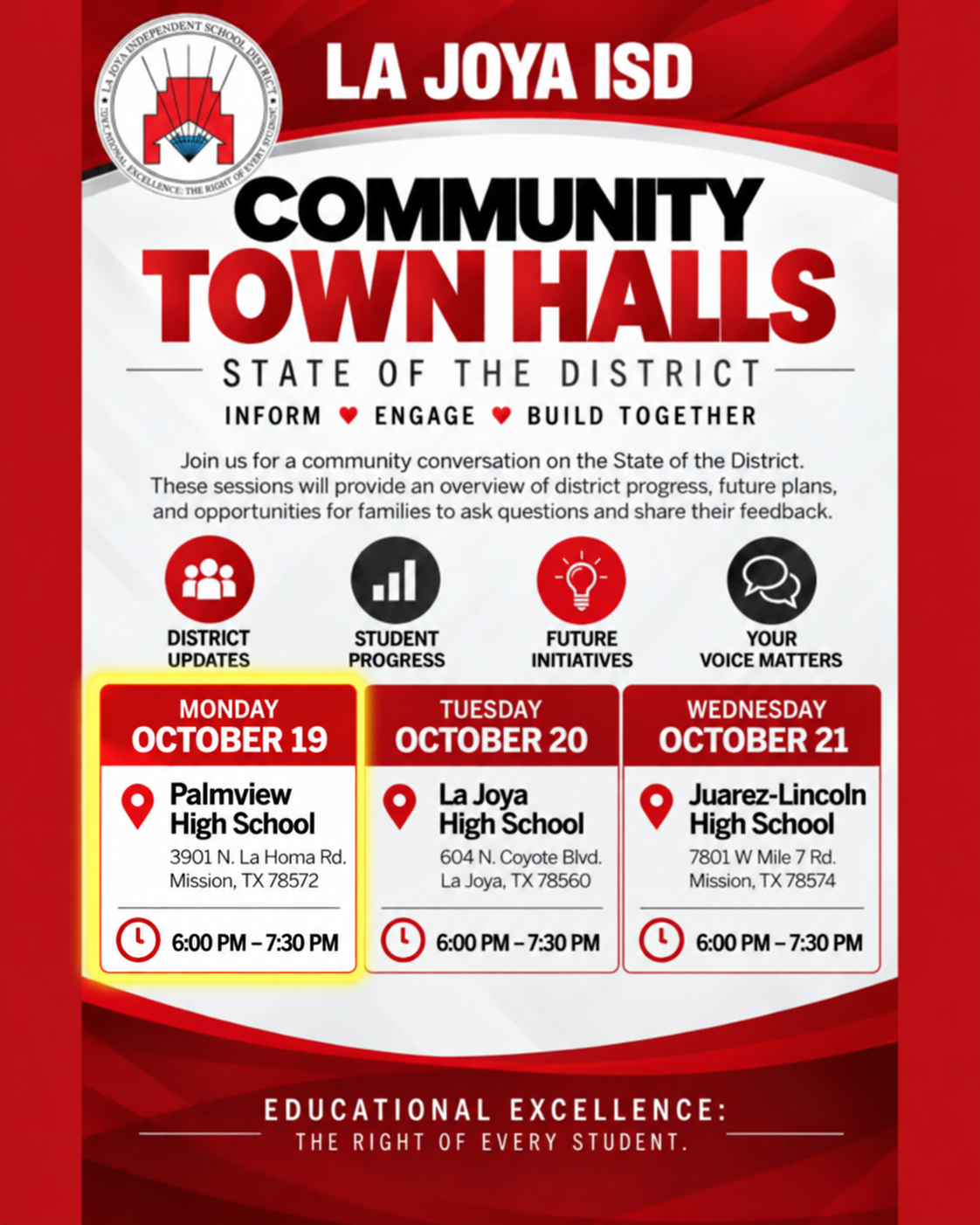 La Joya ISD Community Town Halls