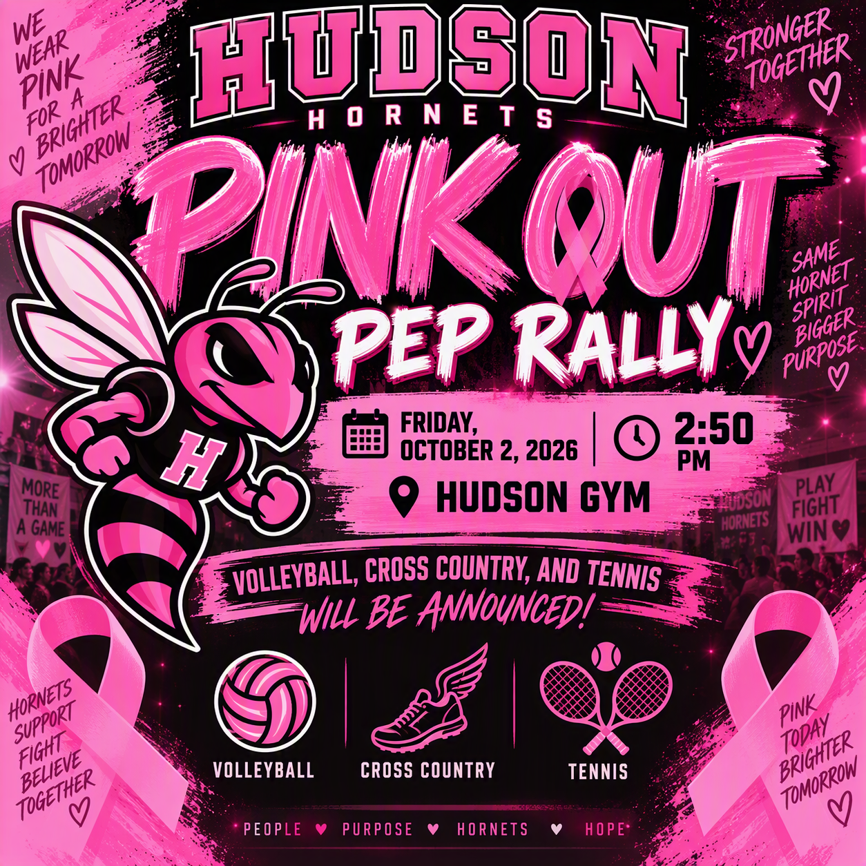 Pink Out Pep Rally - This FRIDAY!