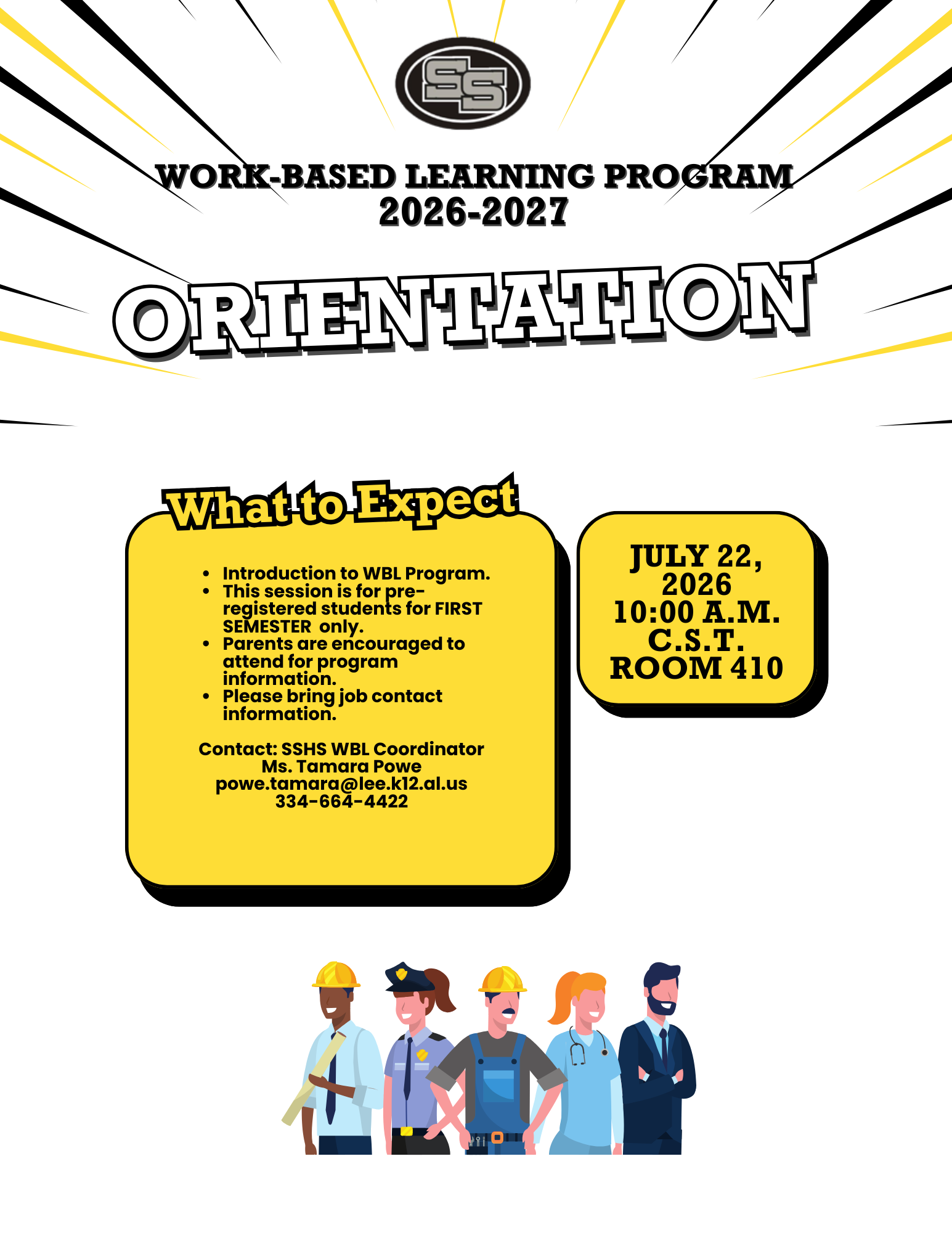 Work-Based Learning Program Orientation