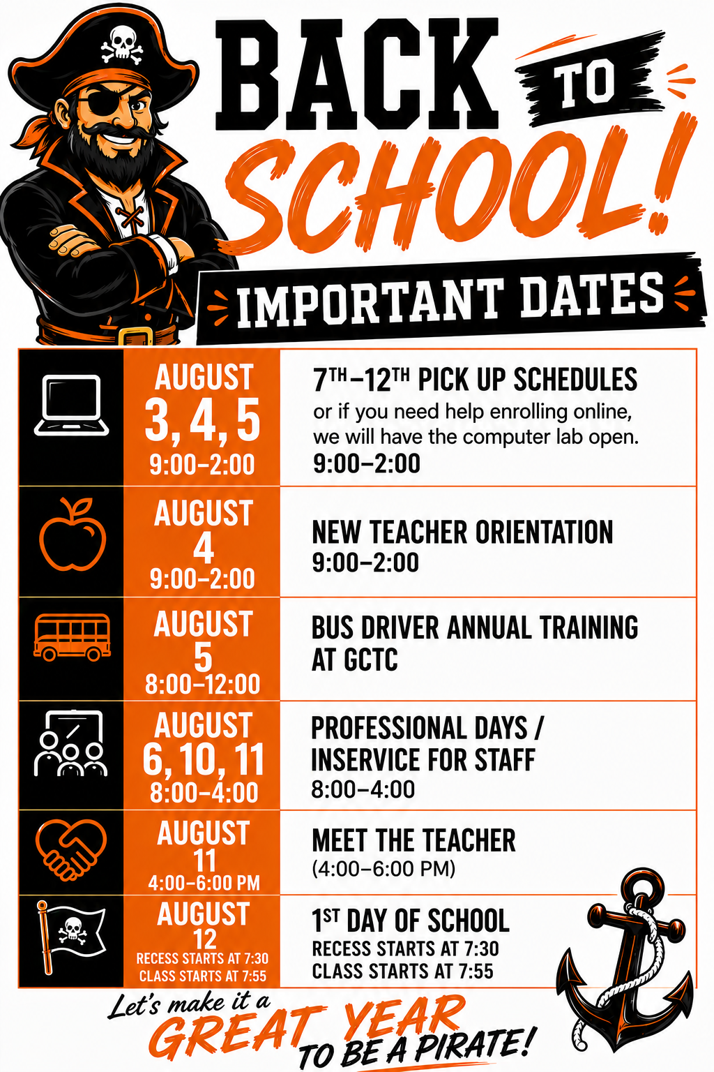 Beginning of SY 26-27 Info