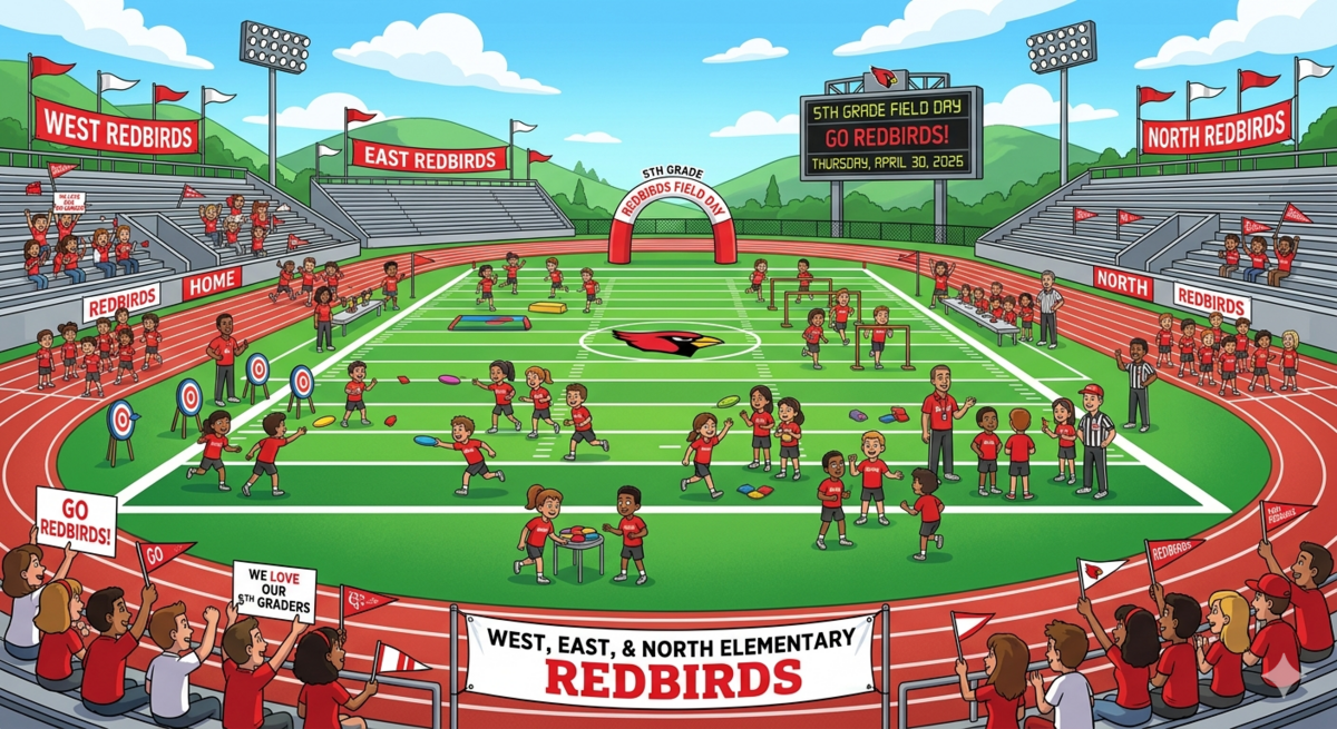 5th Grade Field Day – Tomorrow, Thursday, April 30th