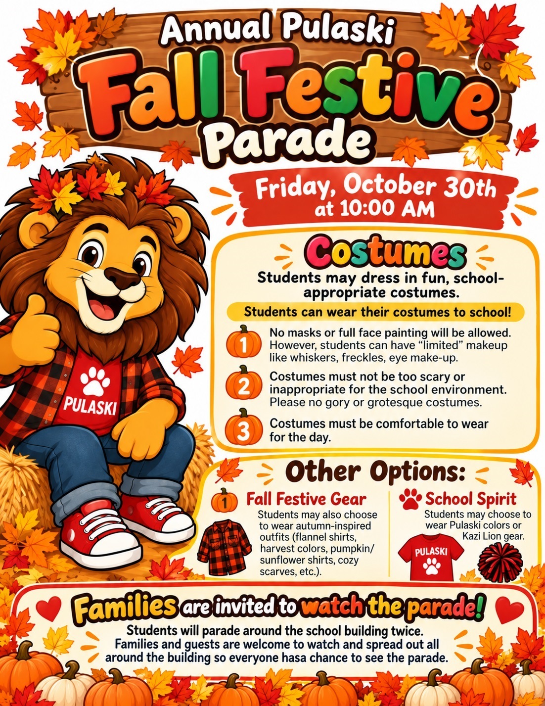 Fall Festive Parade