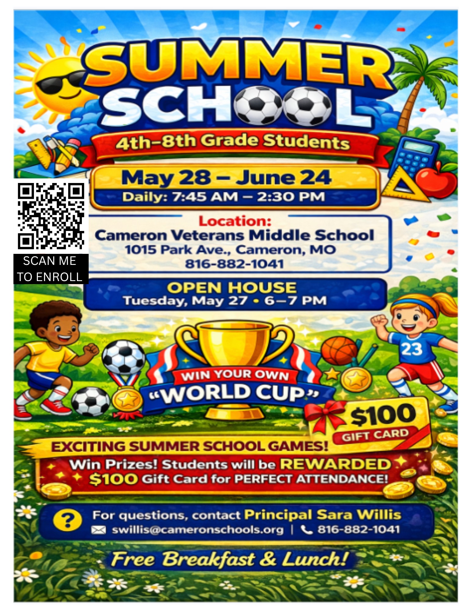 4-8 Summer School Flyer