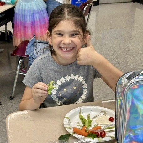 Randolphville 2nd-graders get a taste of gardening