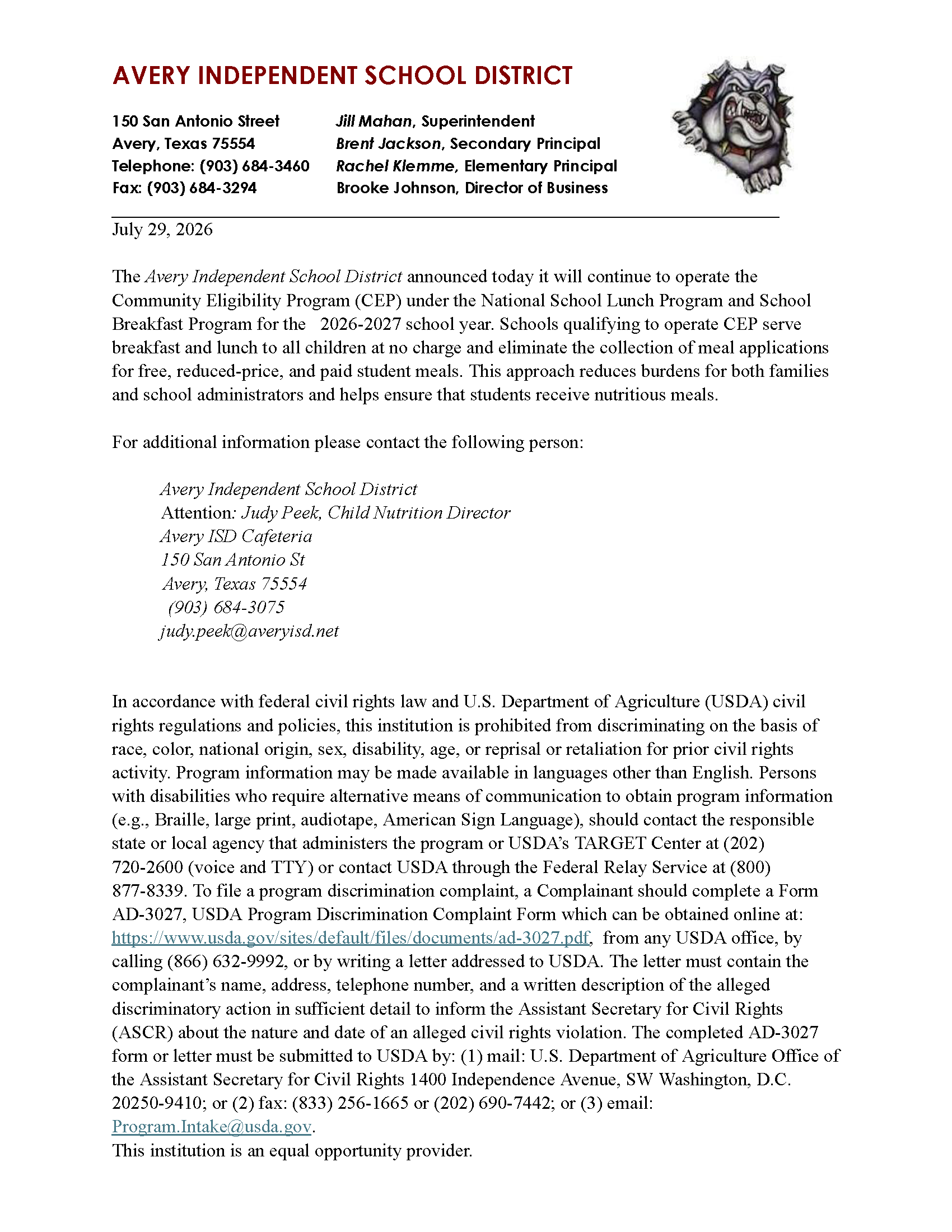 CEP Notice 26-27