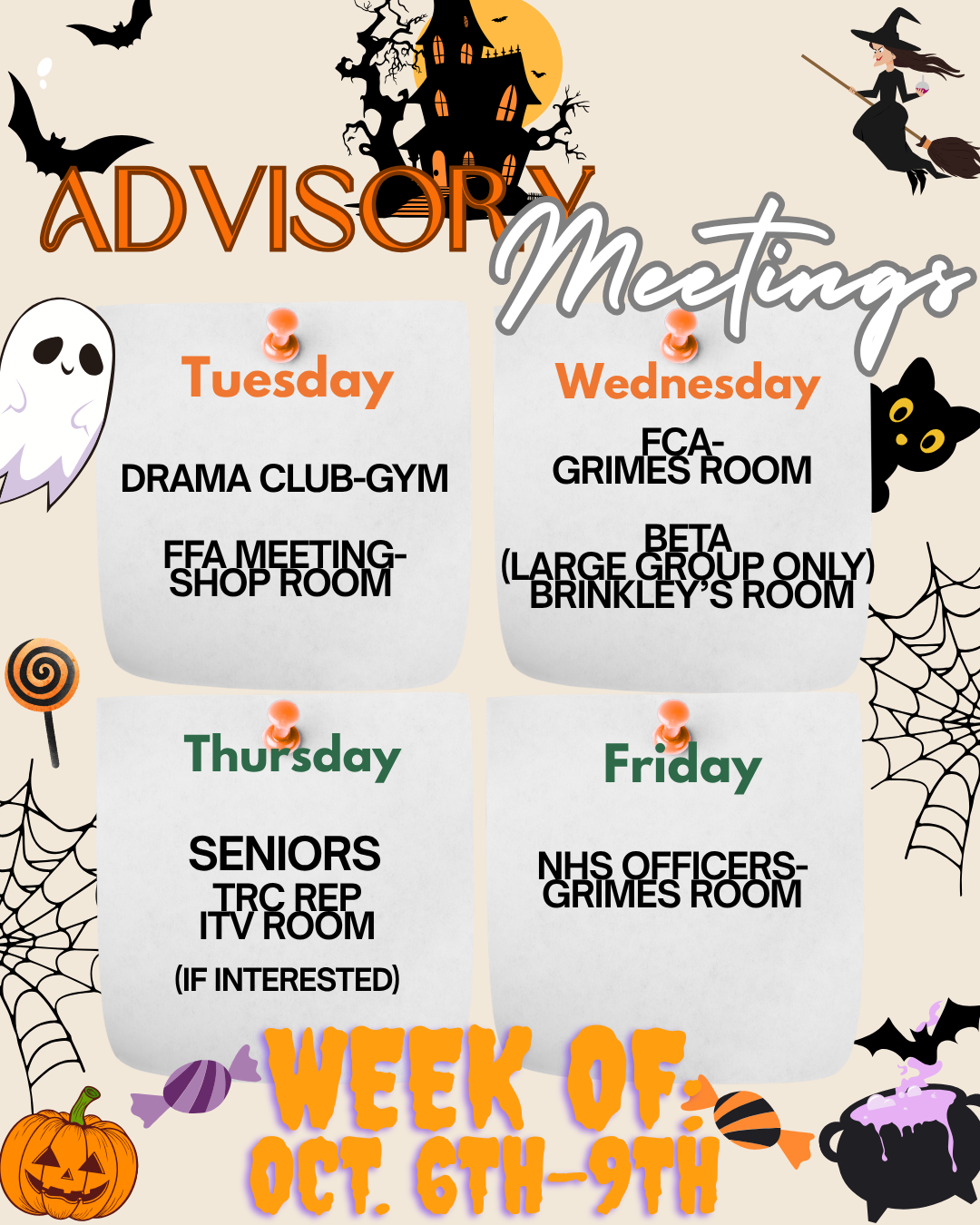Advisory Weekly Meetings 