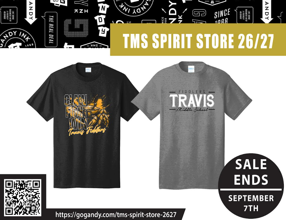 Last Chance on TMS Spirit Wear.