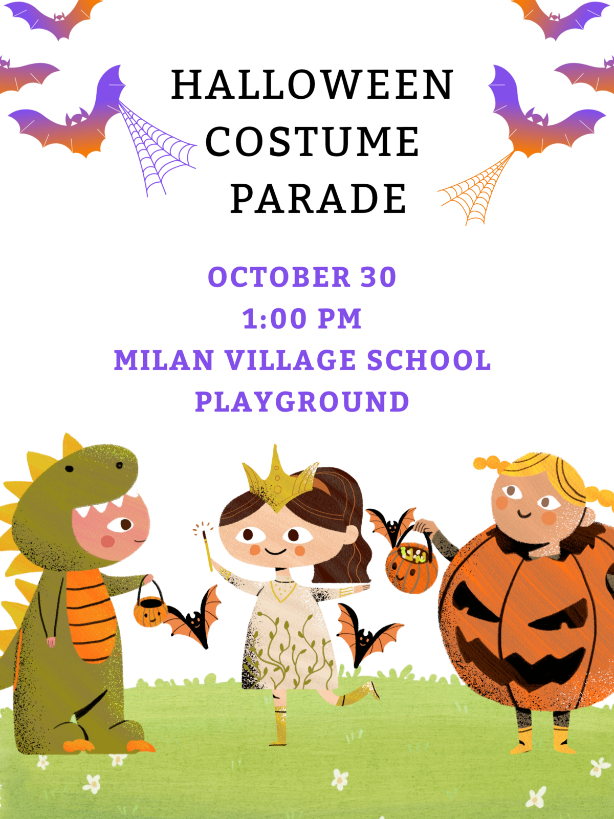 Halloween Parade is today.