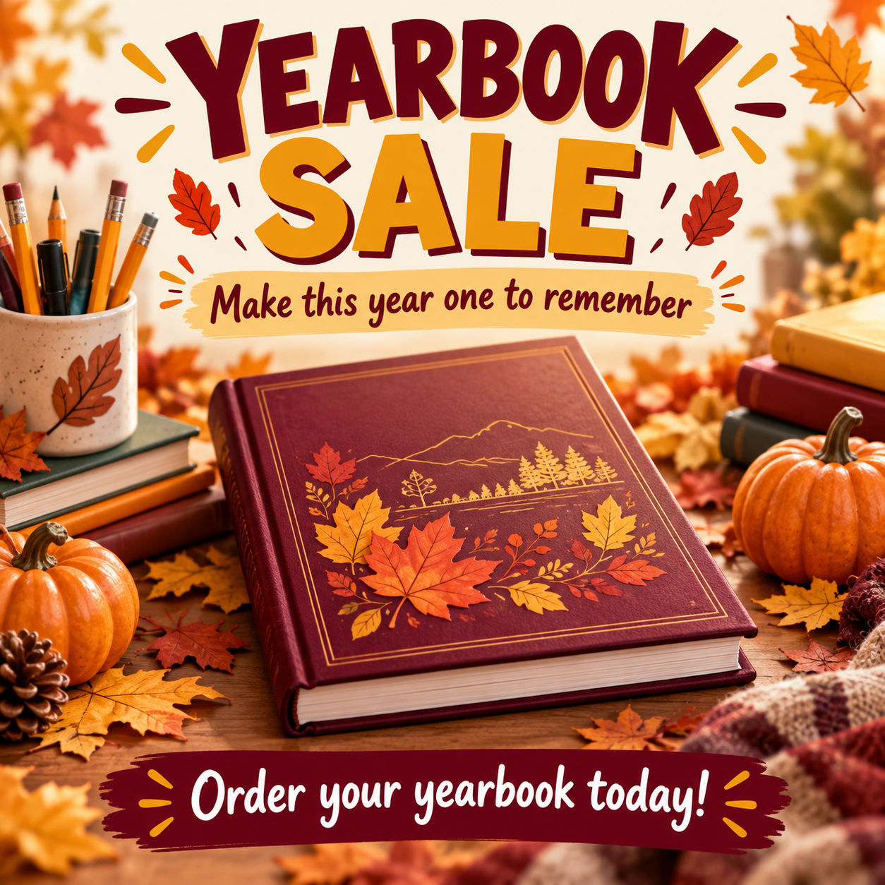 Fall into the Memories — Order Your Yearbook!