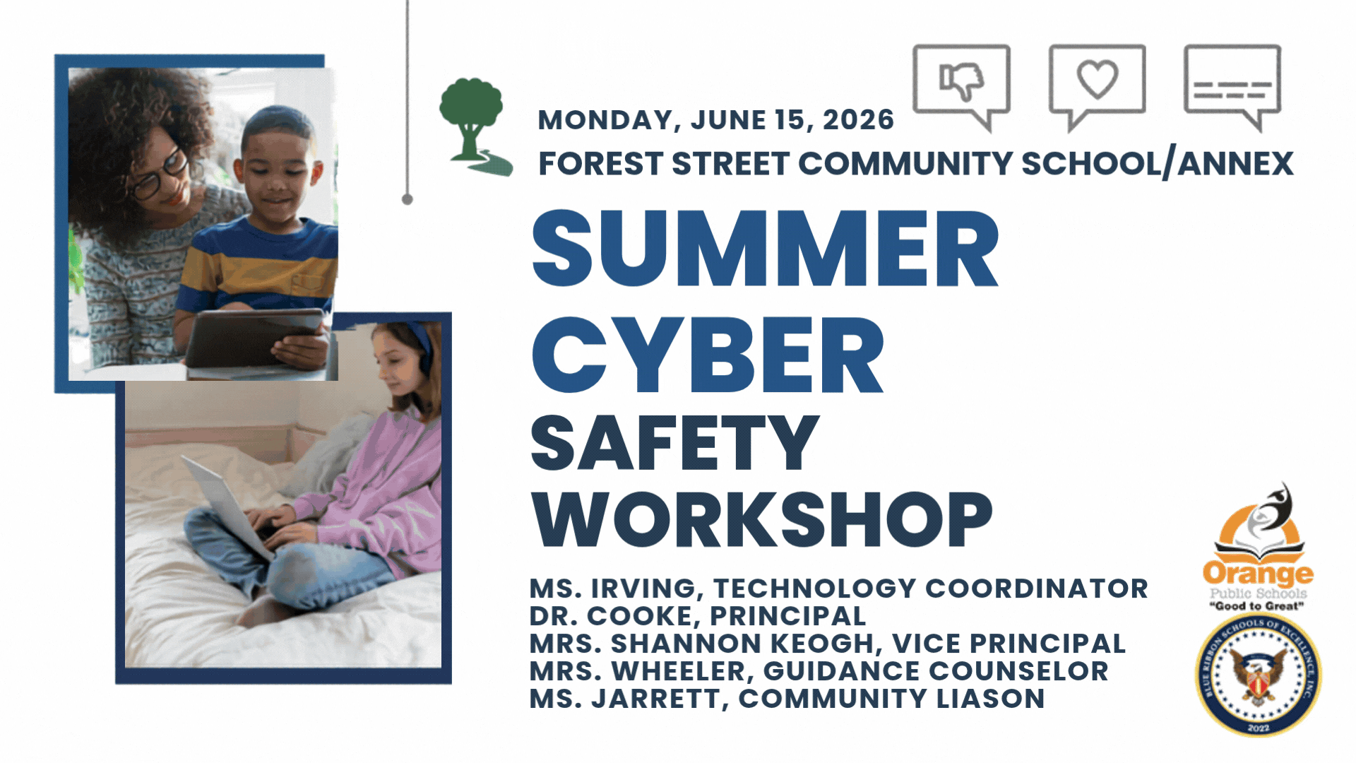 Summer Cyber Safety Parent Workshop Presentation