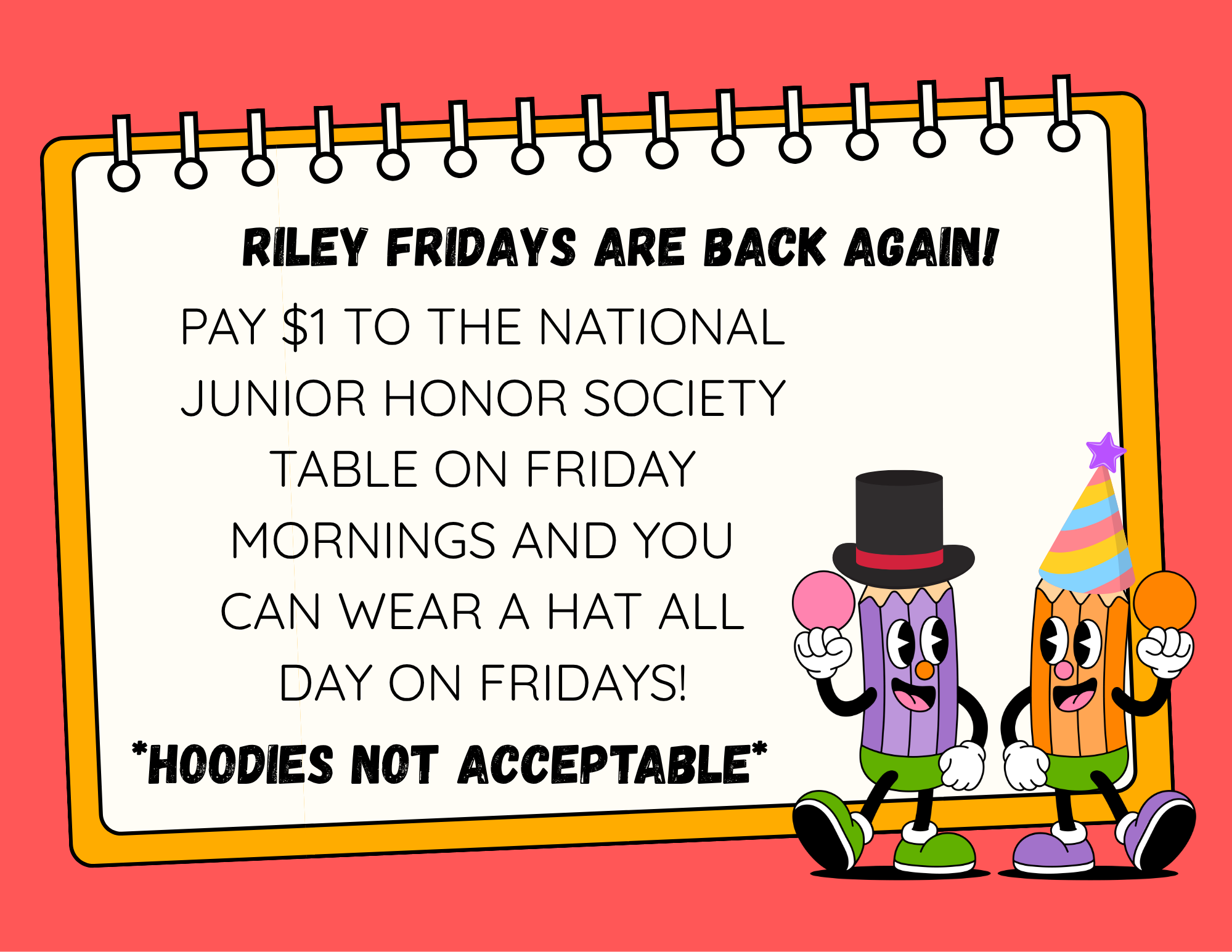 Riley Hat Day!