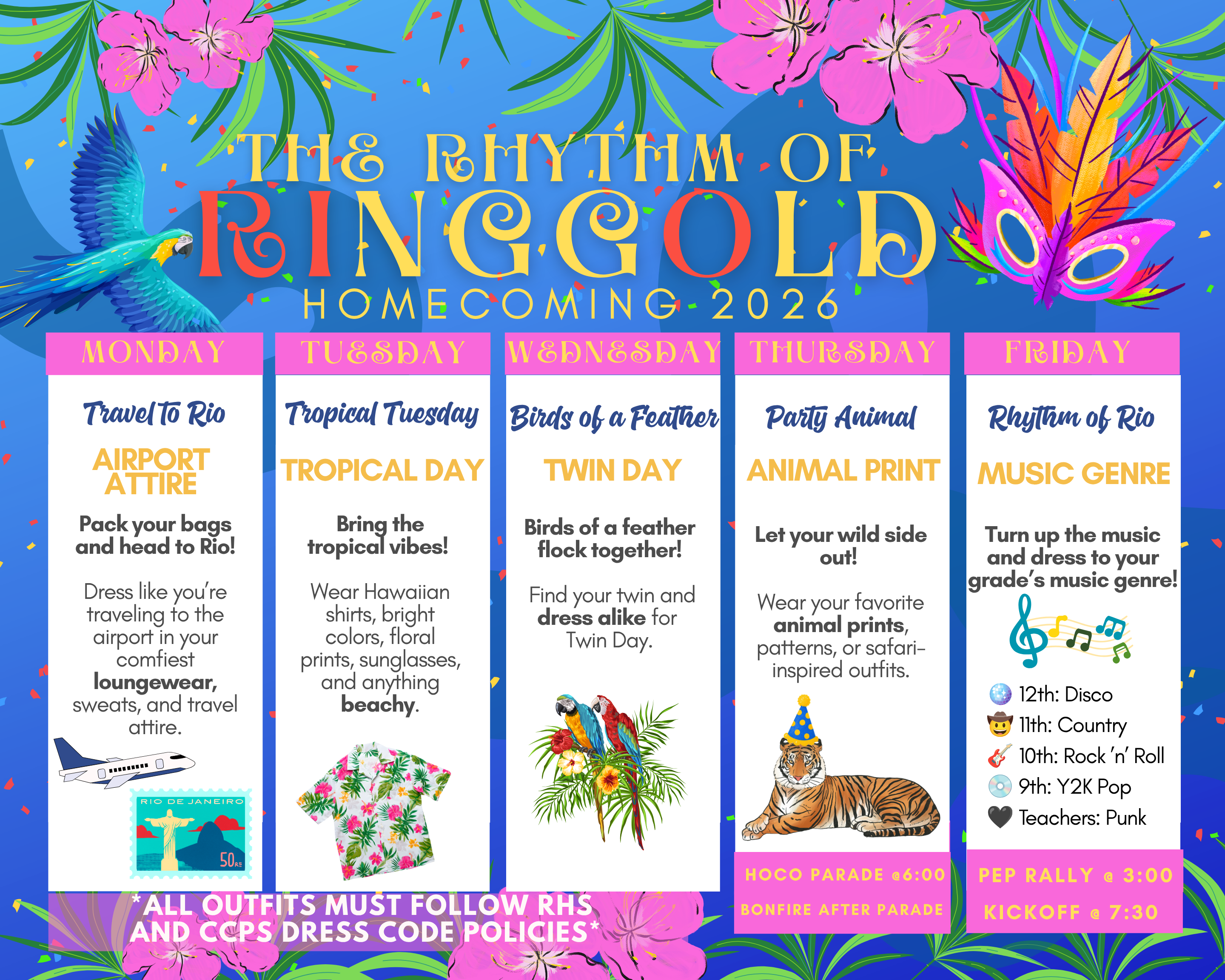 👑 Get Ready, Tigers! Homecoming Week Begins September 28th! 🏈🎉