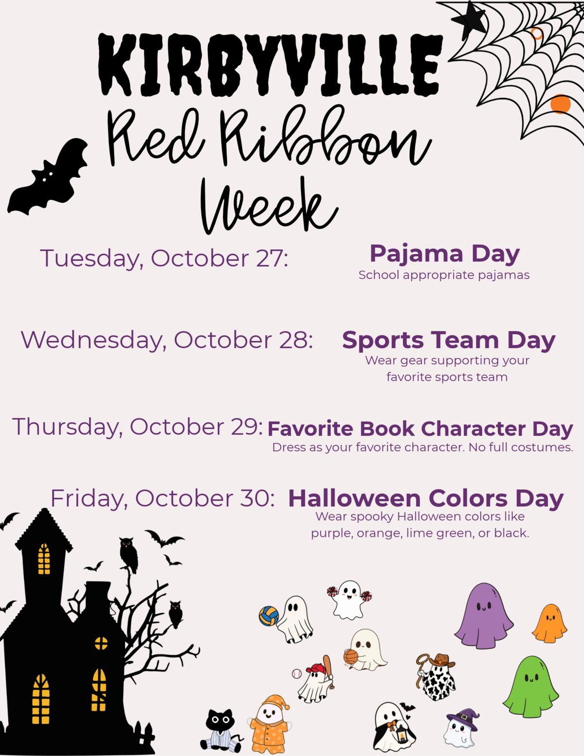 Red Ribbon Week - October 27-30