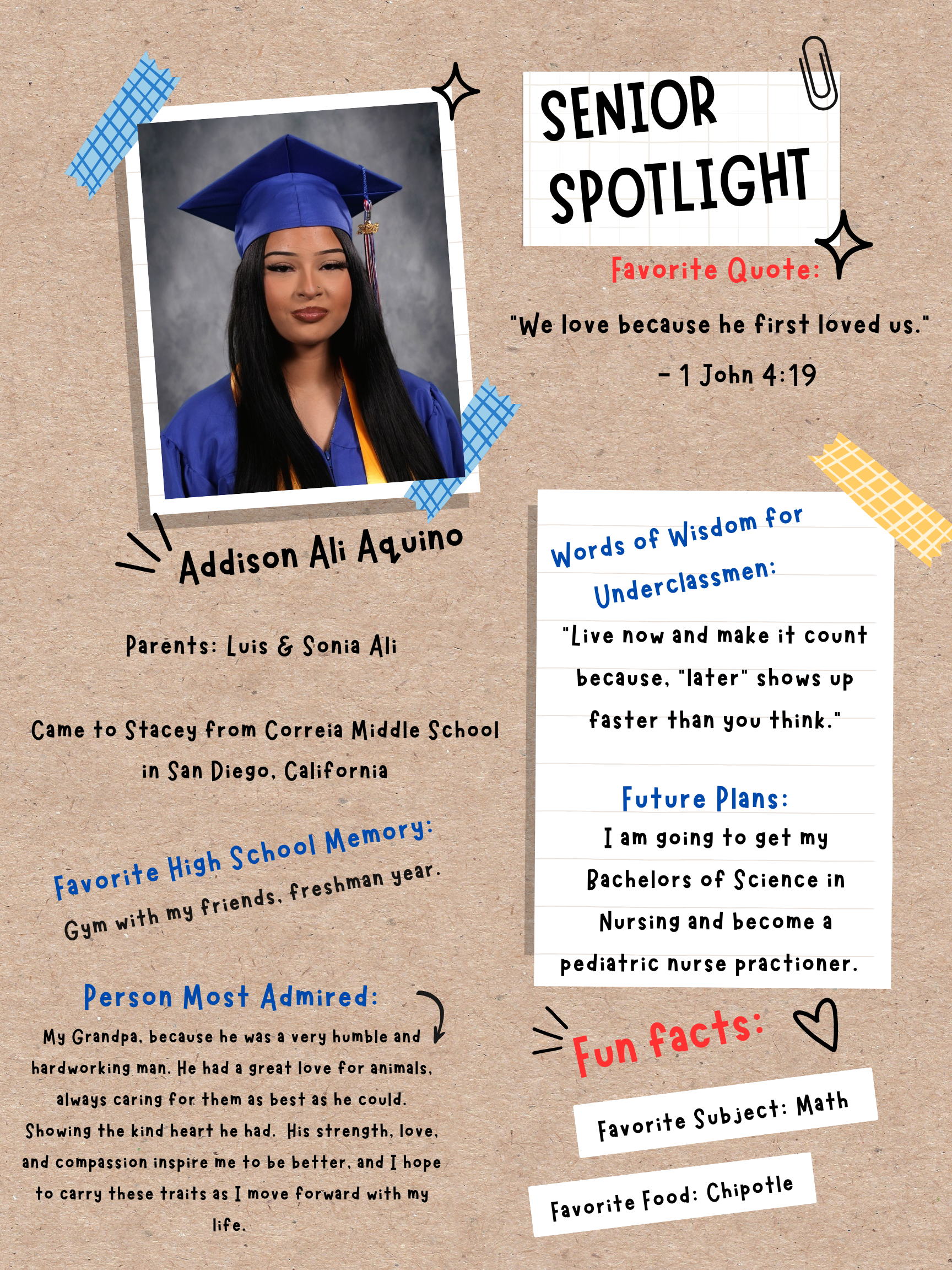 Senior Spotlights 