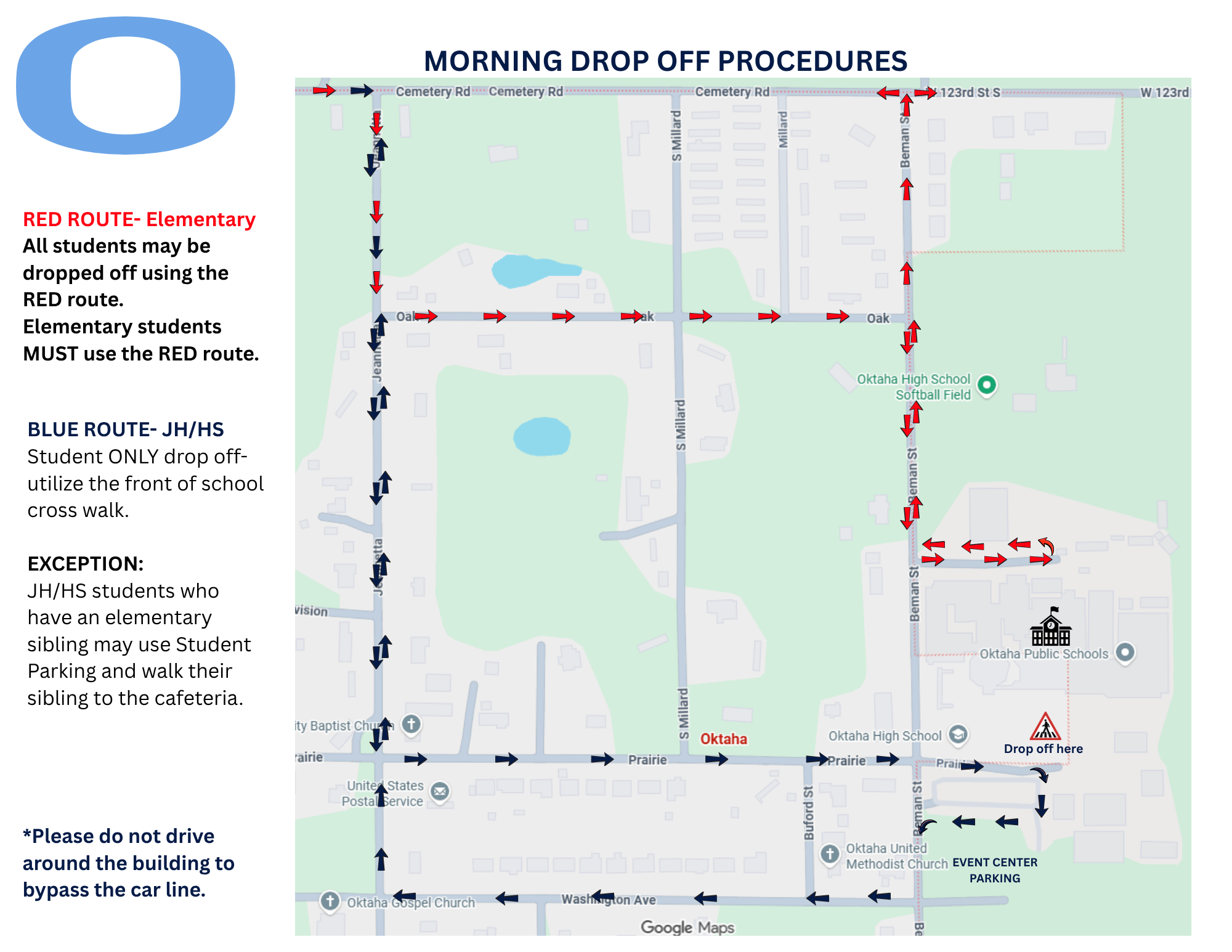 Drop off/Pick up procedures 