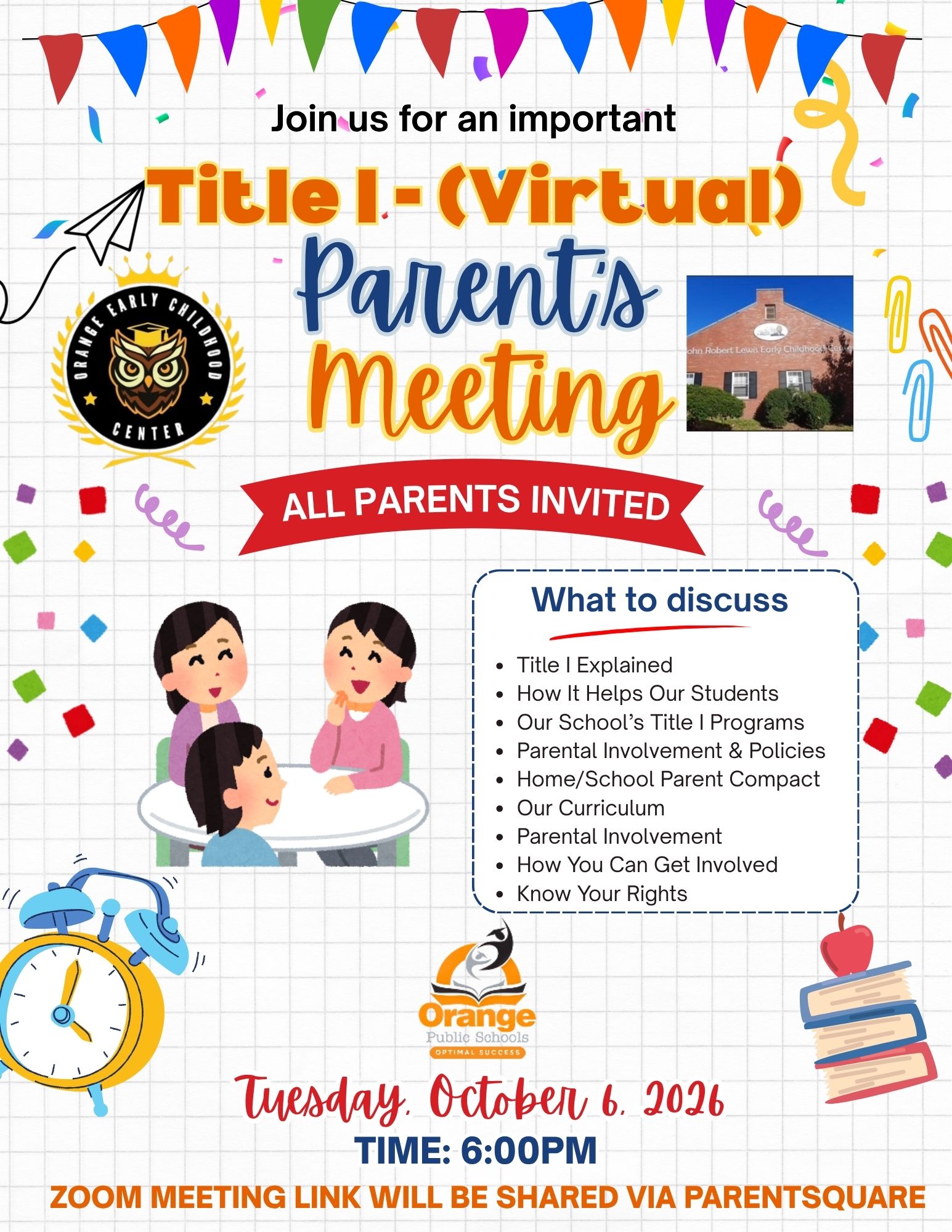 Title I - Parent Meeting
