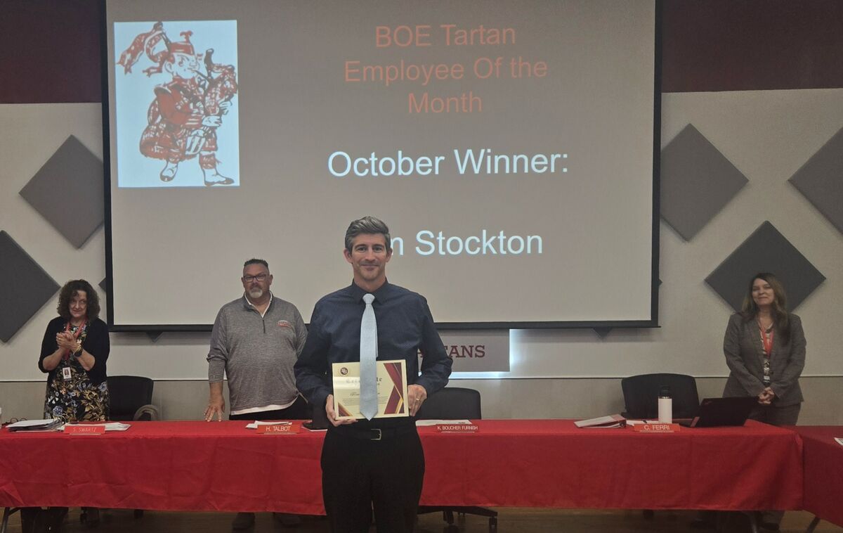 BOE Tartan Employee of the Month - October