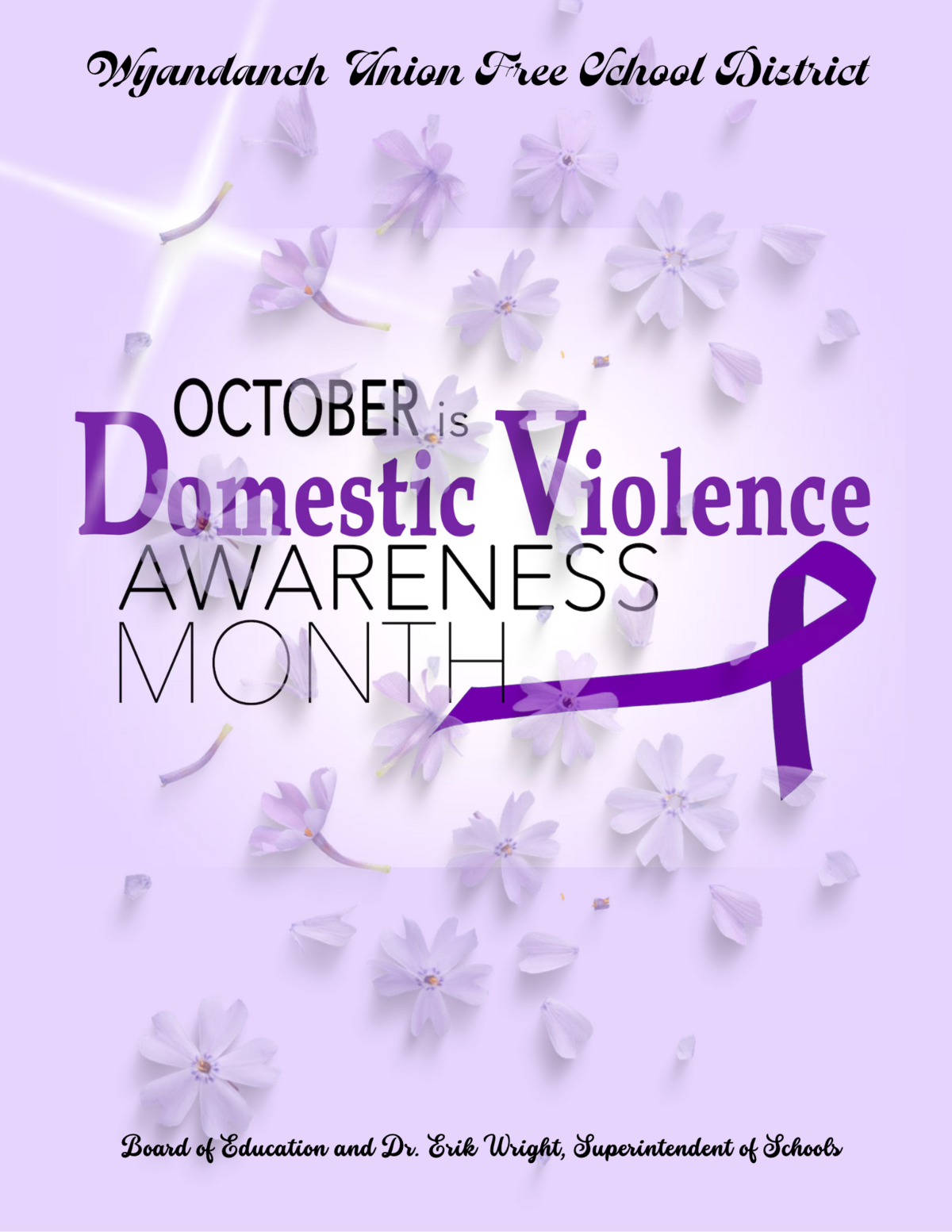 October is Domestic Violence Awareness Month