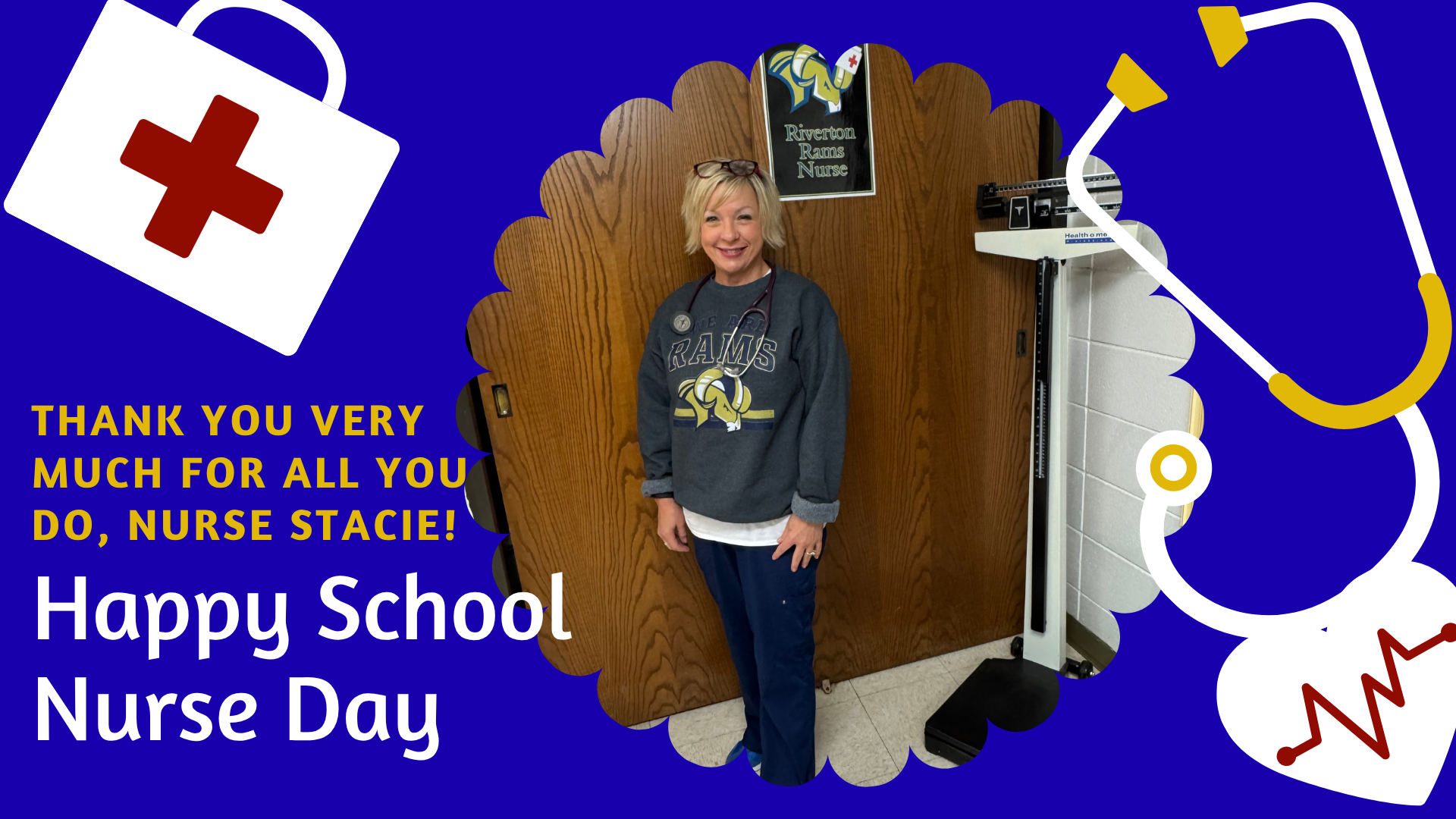 Happy National School Nurse Day, Stacie Flores! 