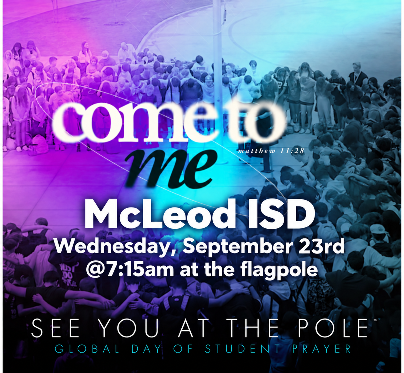 See You at the Pole - Wednesday, September 23rd