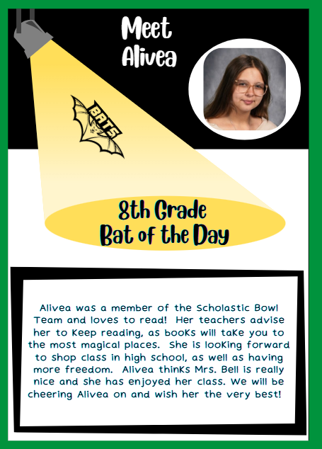 8th Grade Bat of the Day