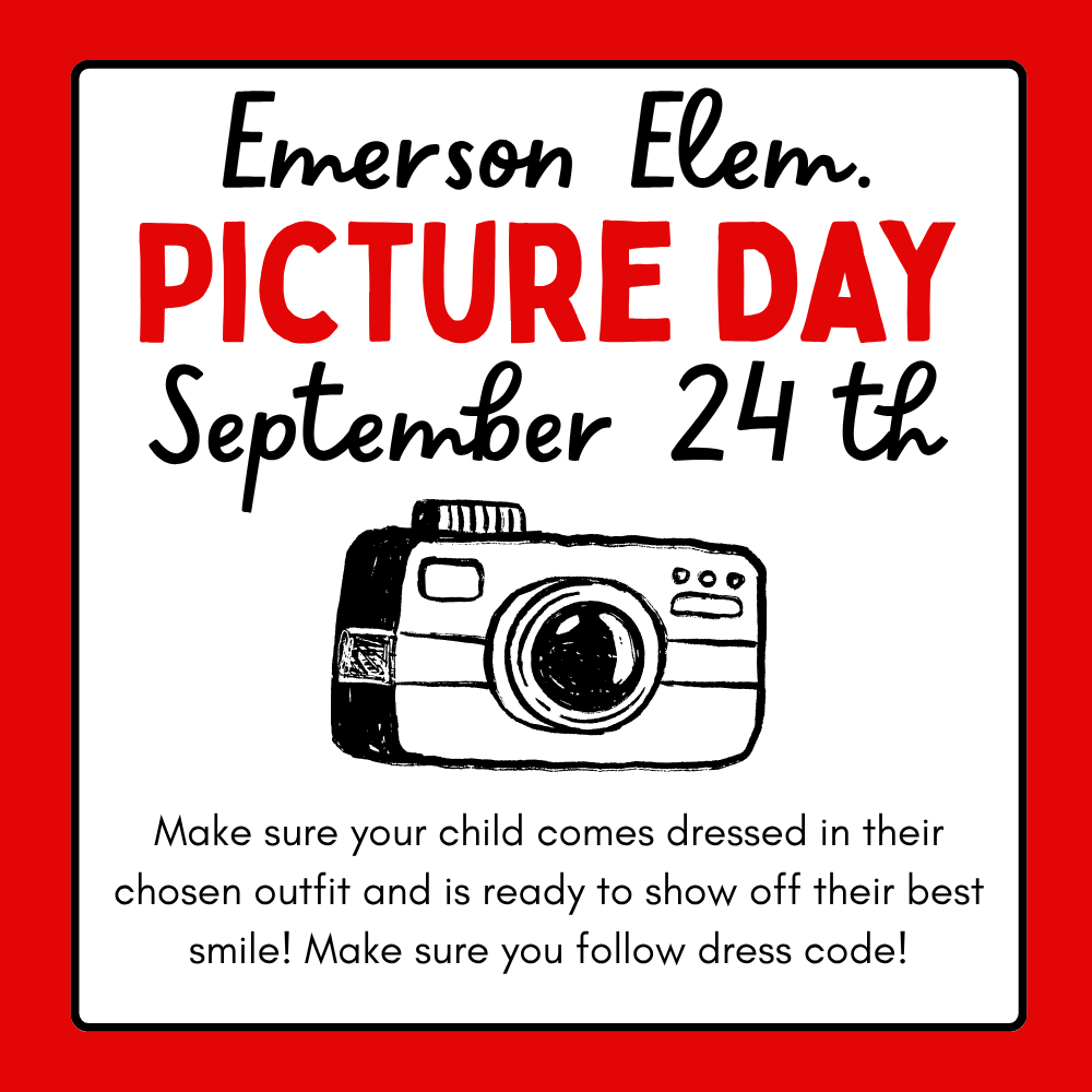 Emerson Picture Day is 9/24/2026