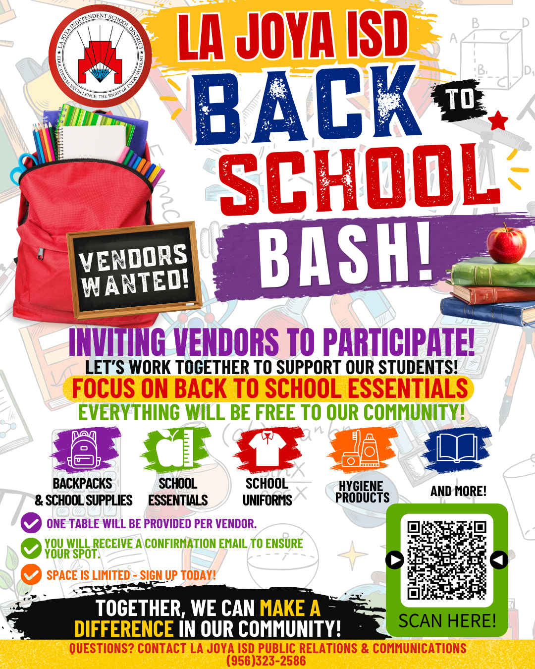 🎒📚 Calling all vendors! ❤️🖤