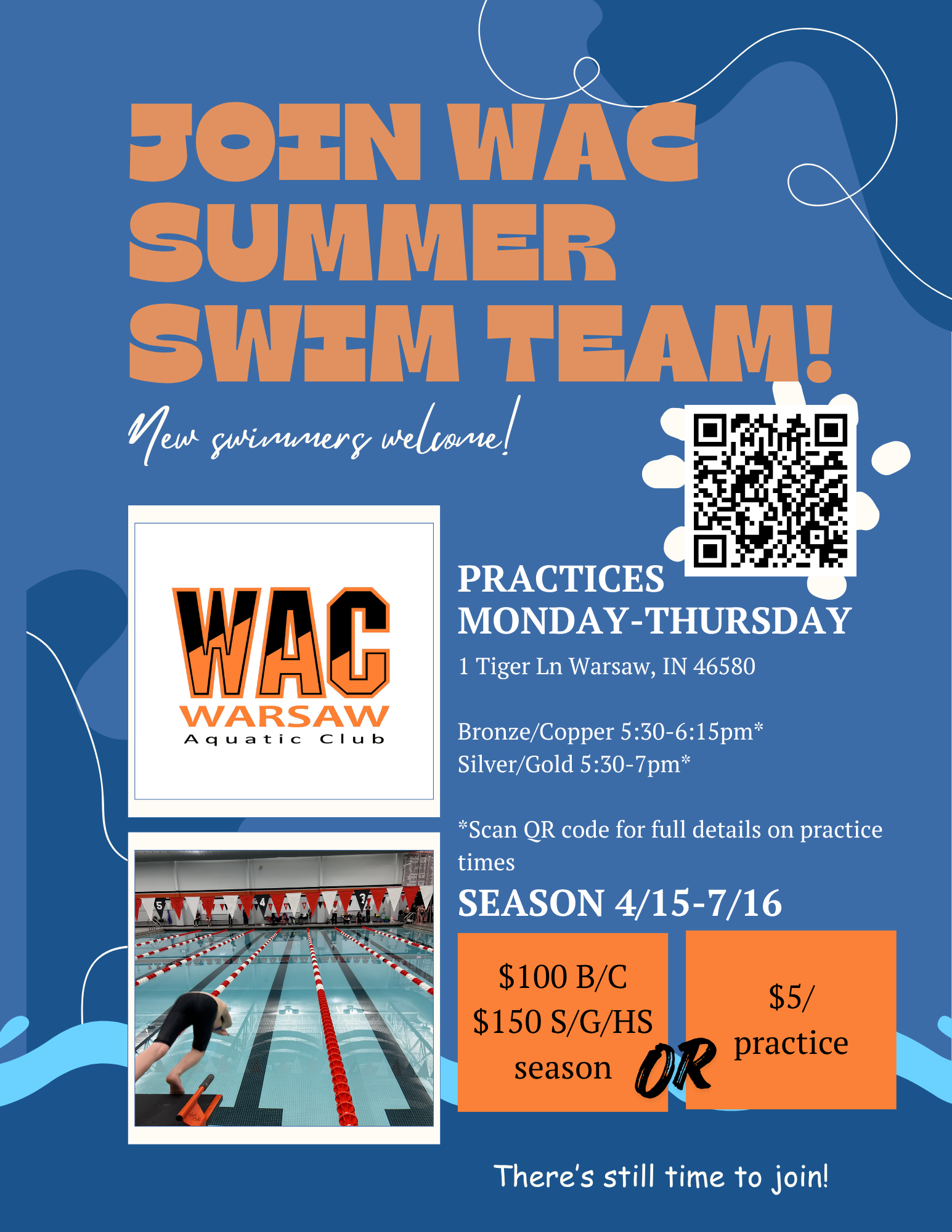 Warsaw Aquatic Club Summer 2026 Registration Now Open