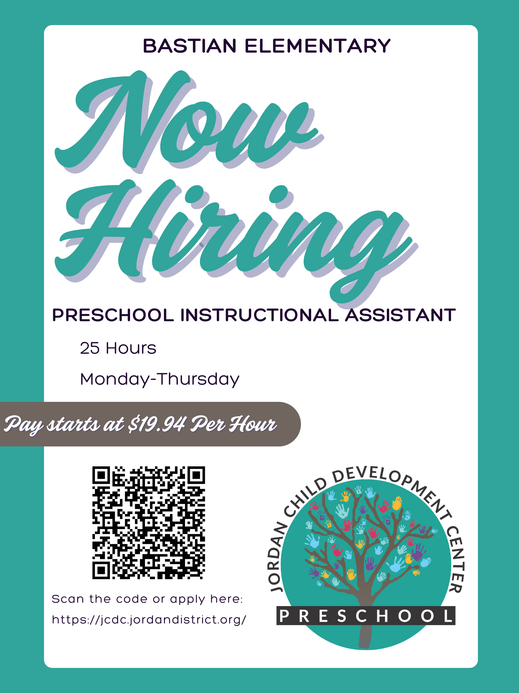 Pre-K Aide Position Info.