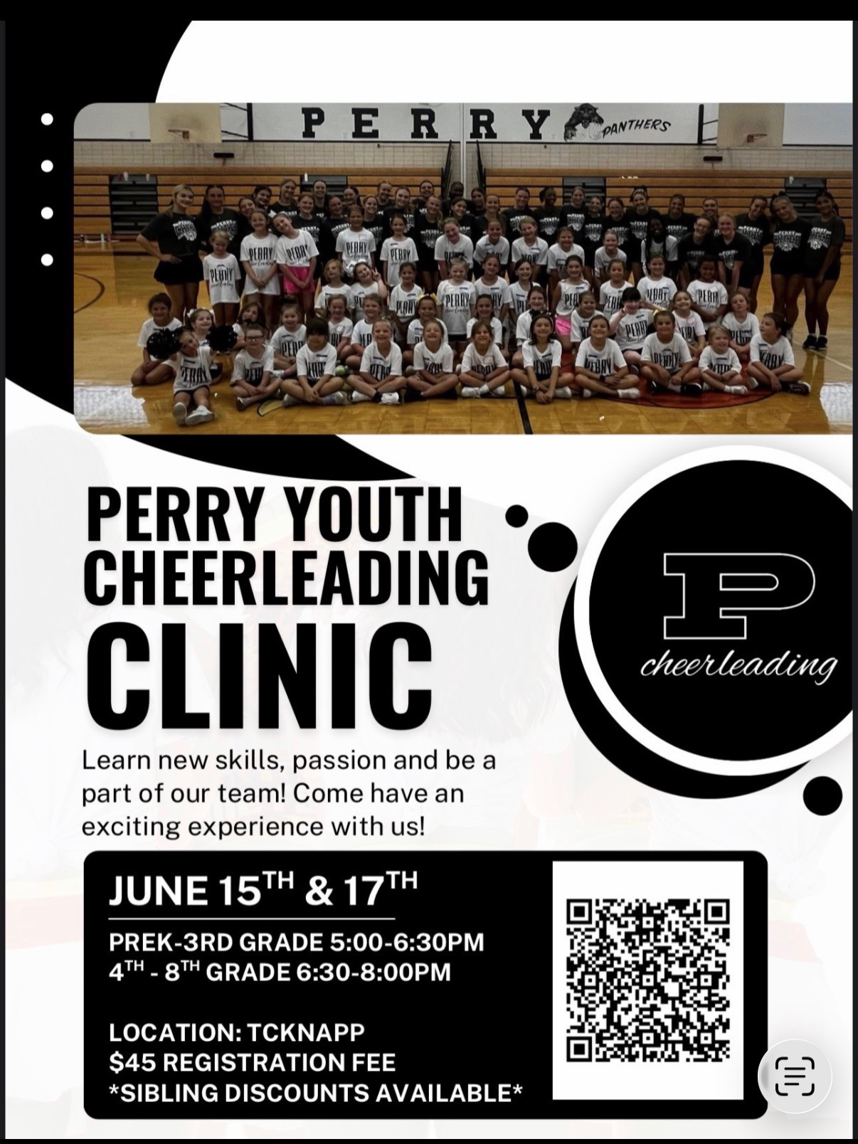 Perry Youth Cheerleading Clinic
