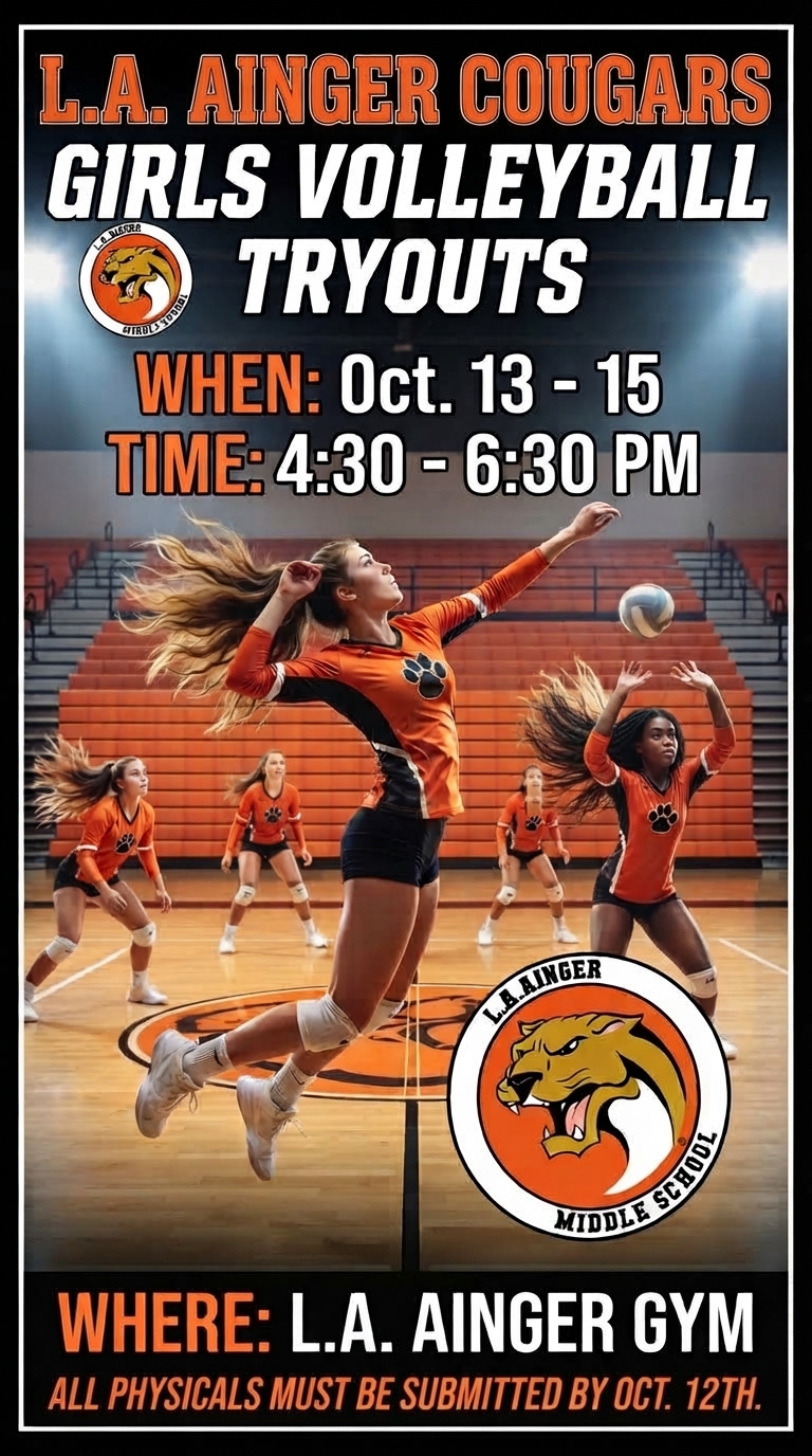 🏐🏈 Volleyball and Flag Football Tryouts Info!🏐🏈