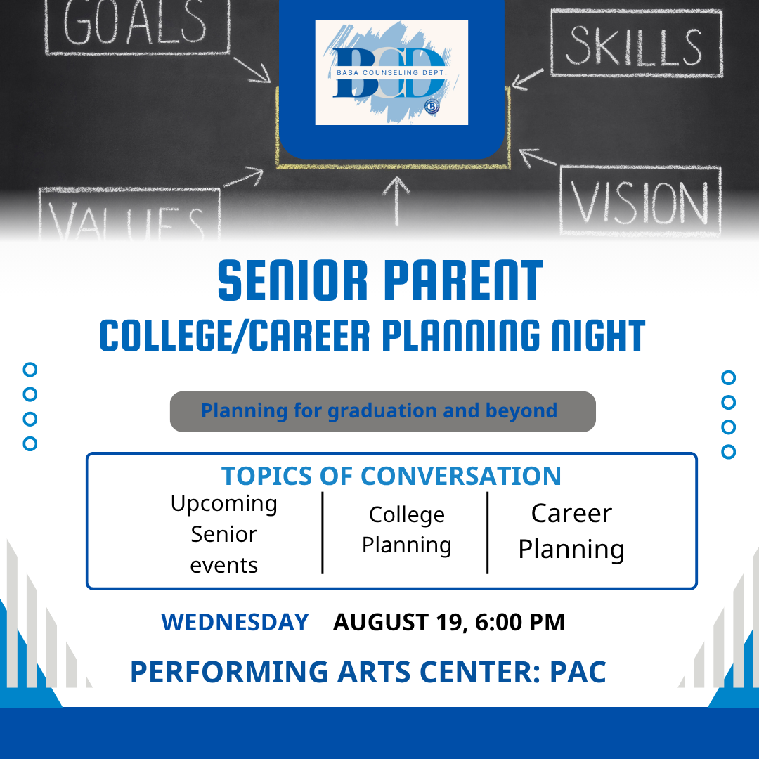 🎓 Senior Parent Night: Class of 2027