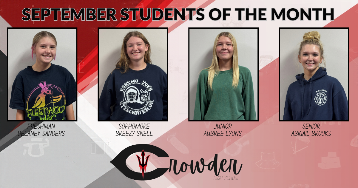 CHS September Students of the Month