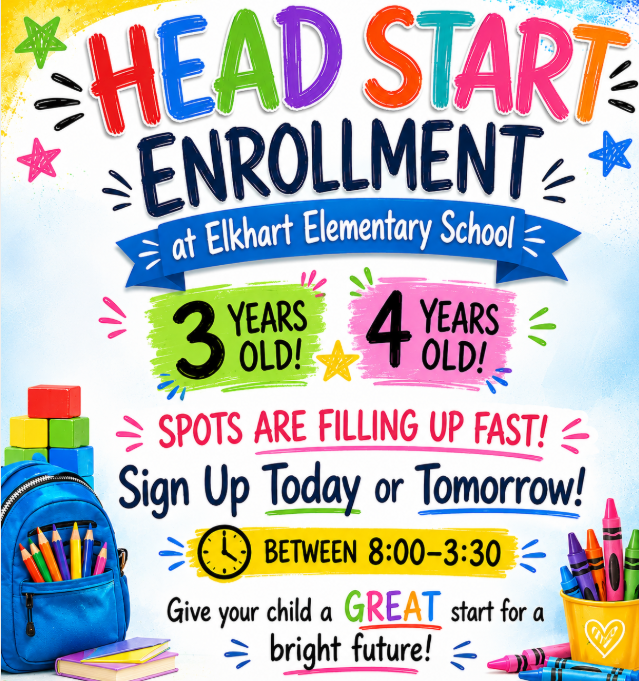 Head Start Registration - Only a Few Spots Left!