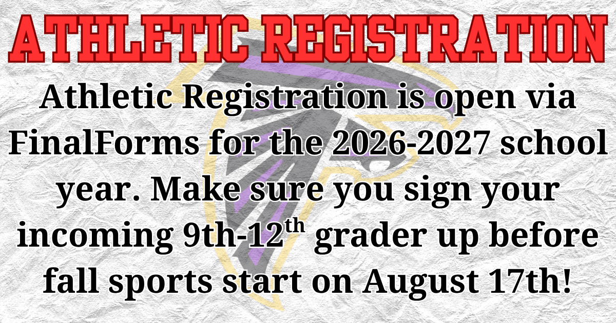 Athletic Registration on Final Forms