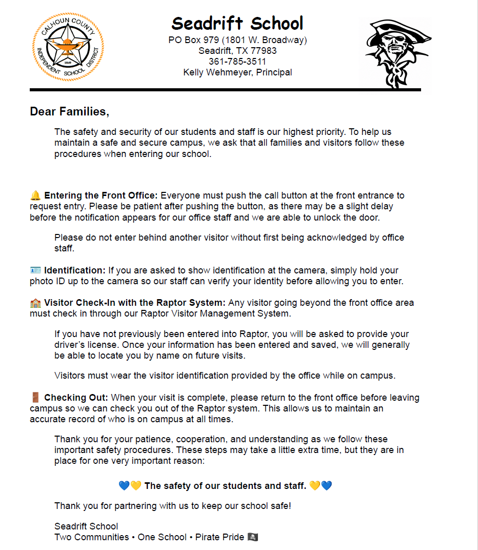 Front Desk Procedures 