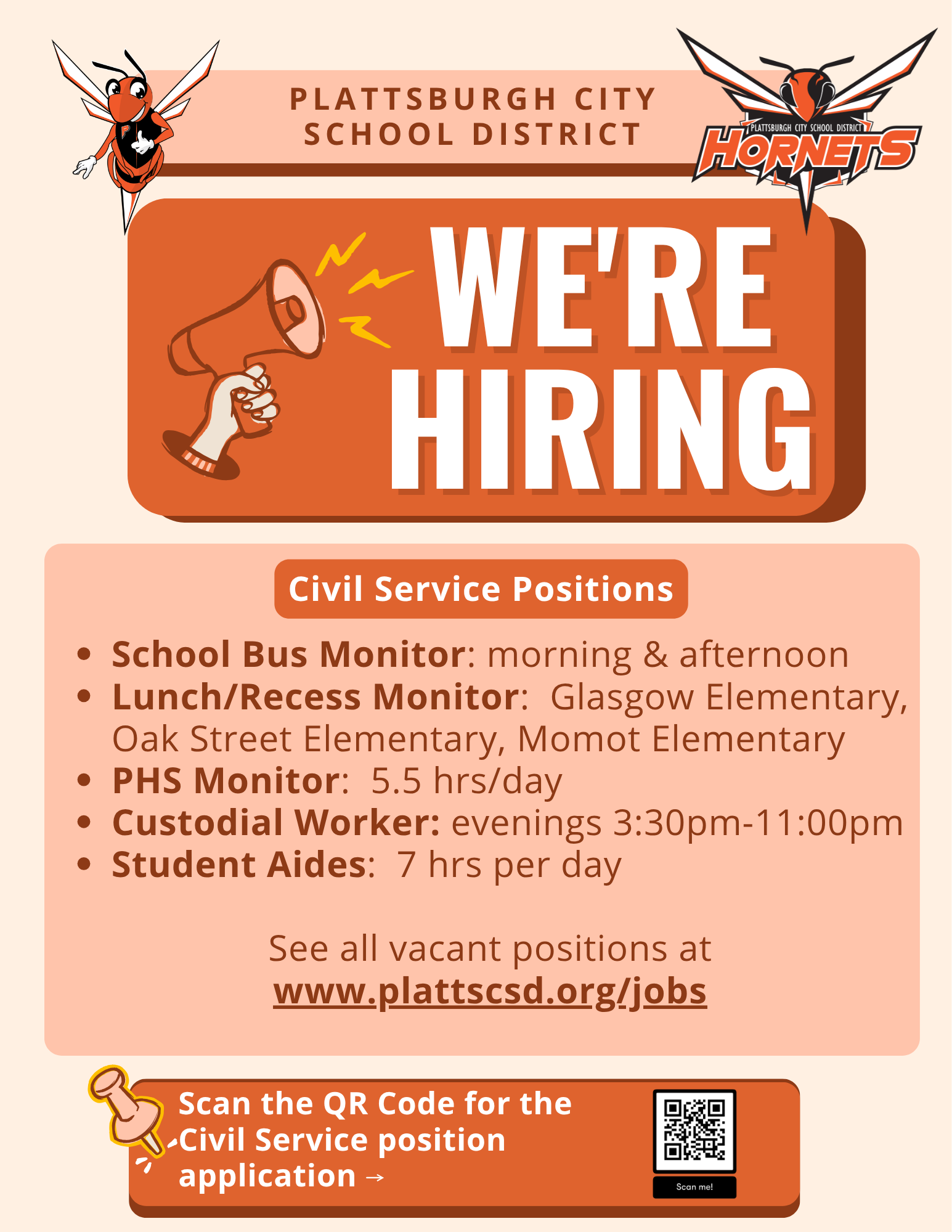 NOW HIRING 9/3/2026