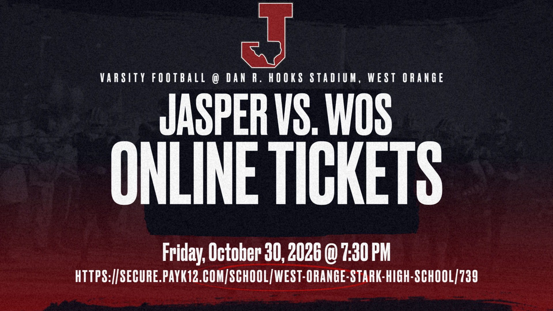 Link to this week's football tickets vs. WOS