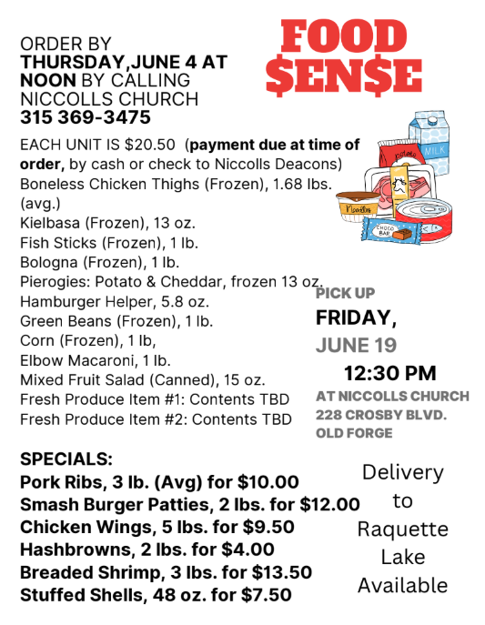 Community News - June Food $en$e 