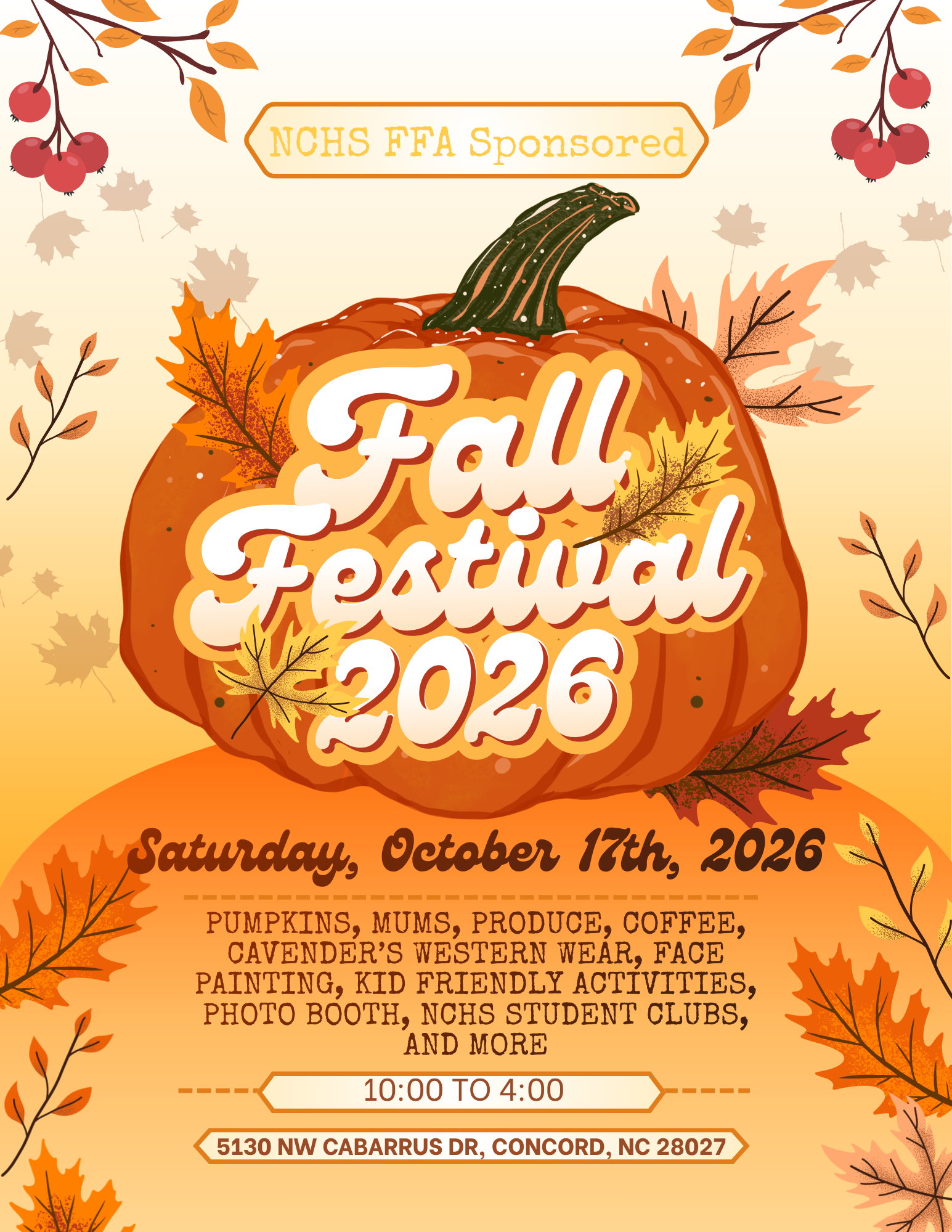 NCHS FFA Fall Festival 2026