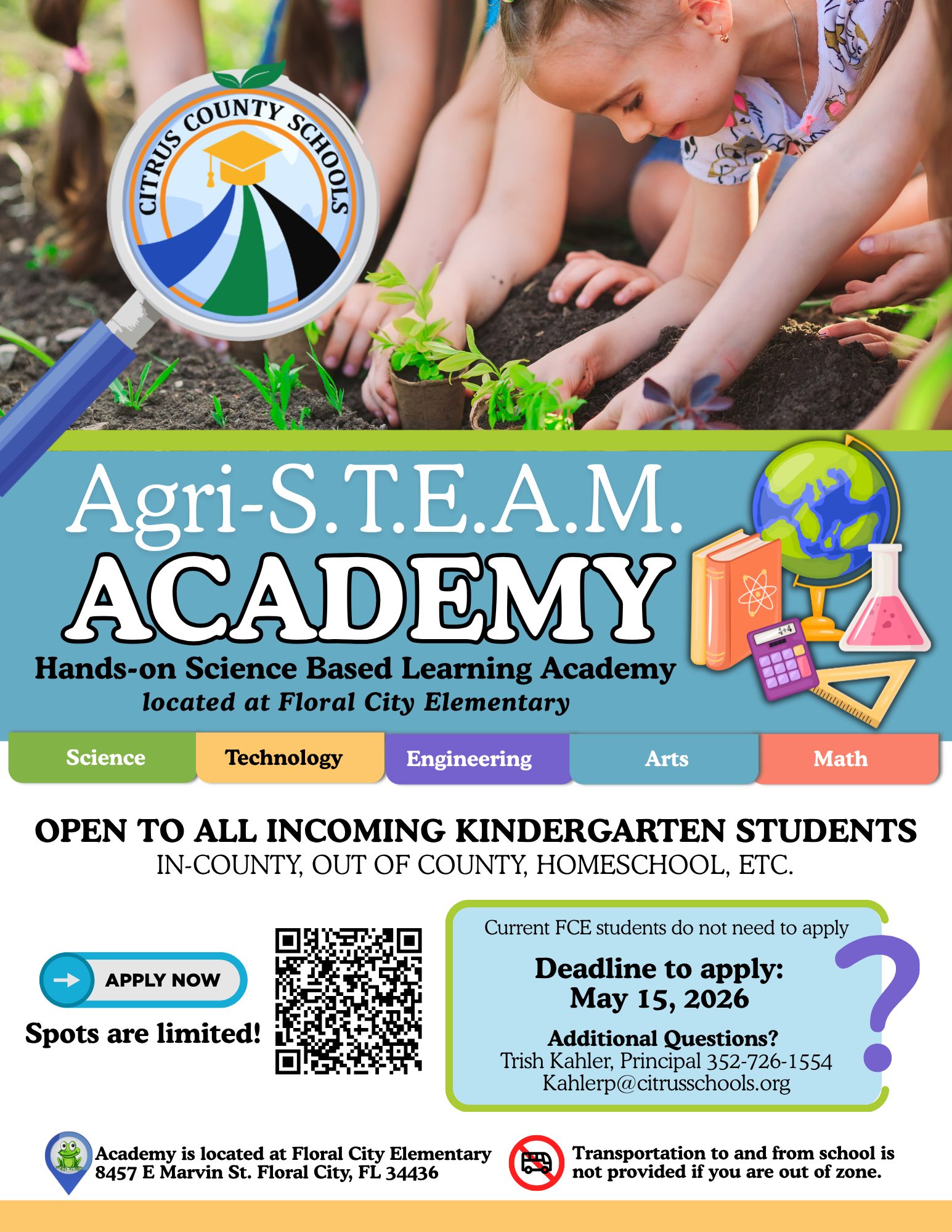 Agri-STEAM Academy at FCE!