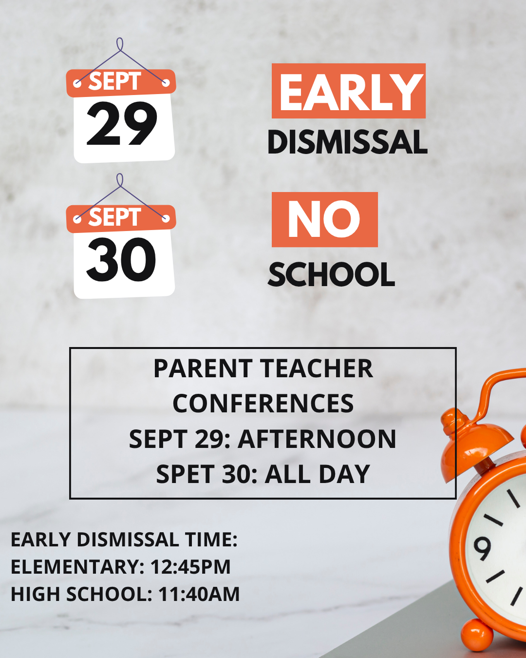 Parent Teacher Conferences