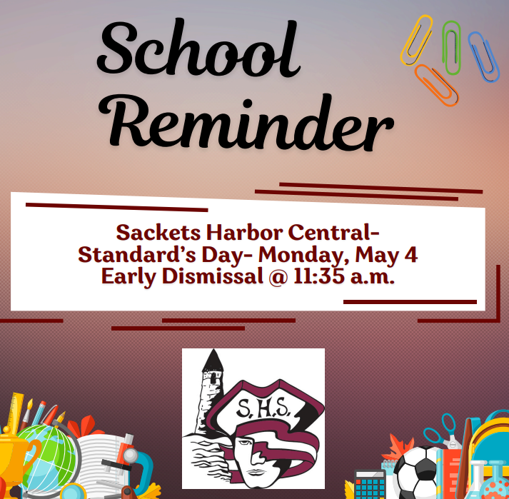 Early Dismissal-Monday, May 4