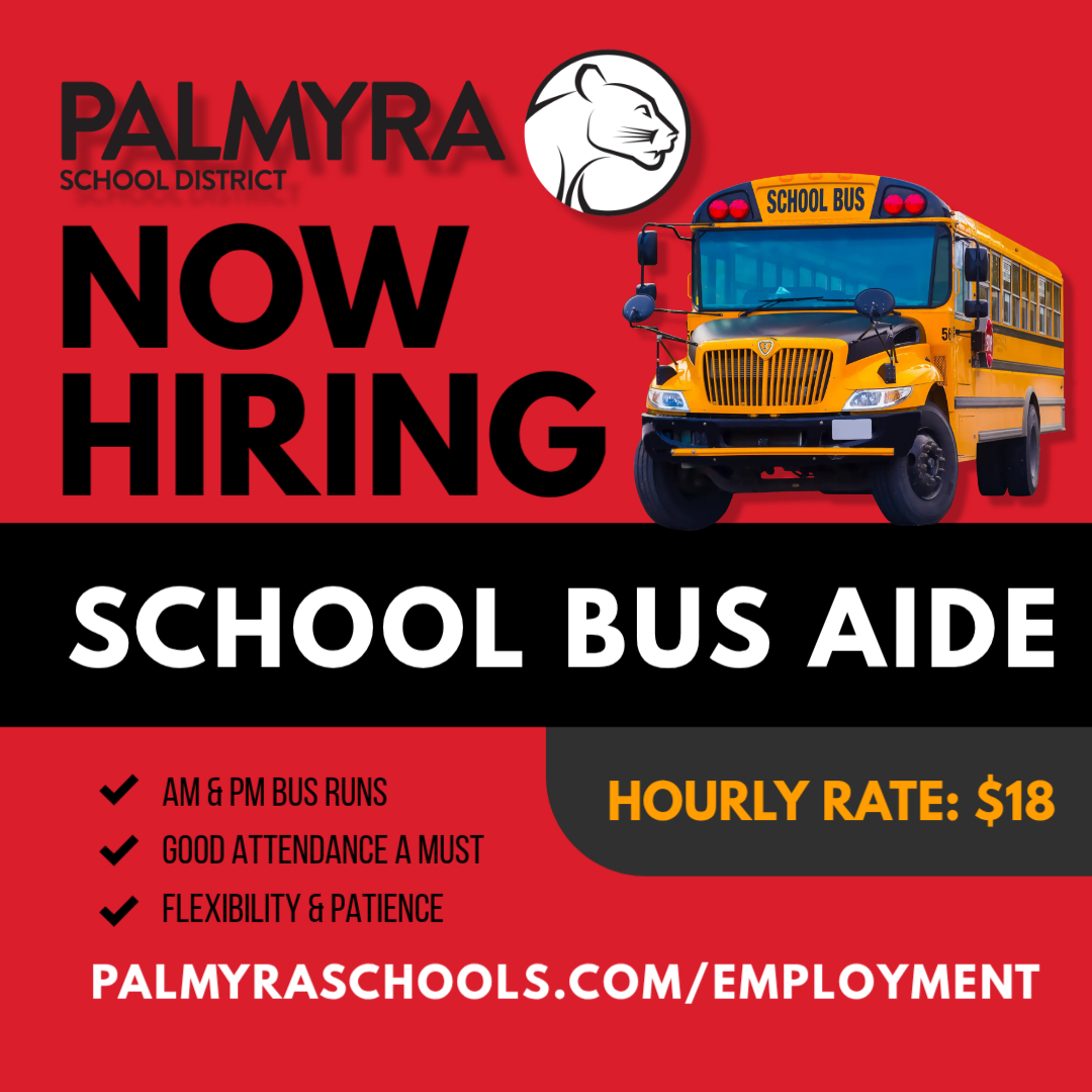 JOB OPPORTUNITY! Bus Aide needed!