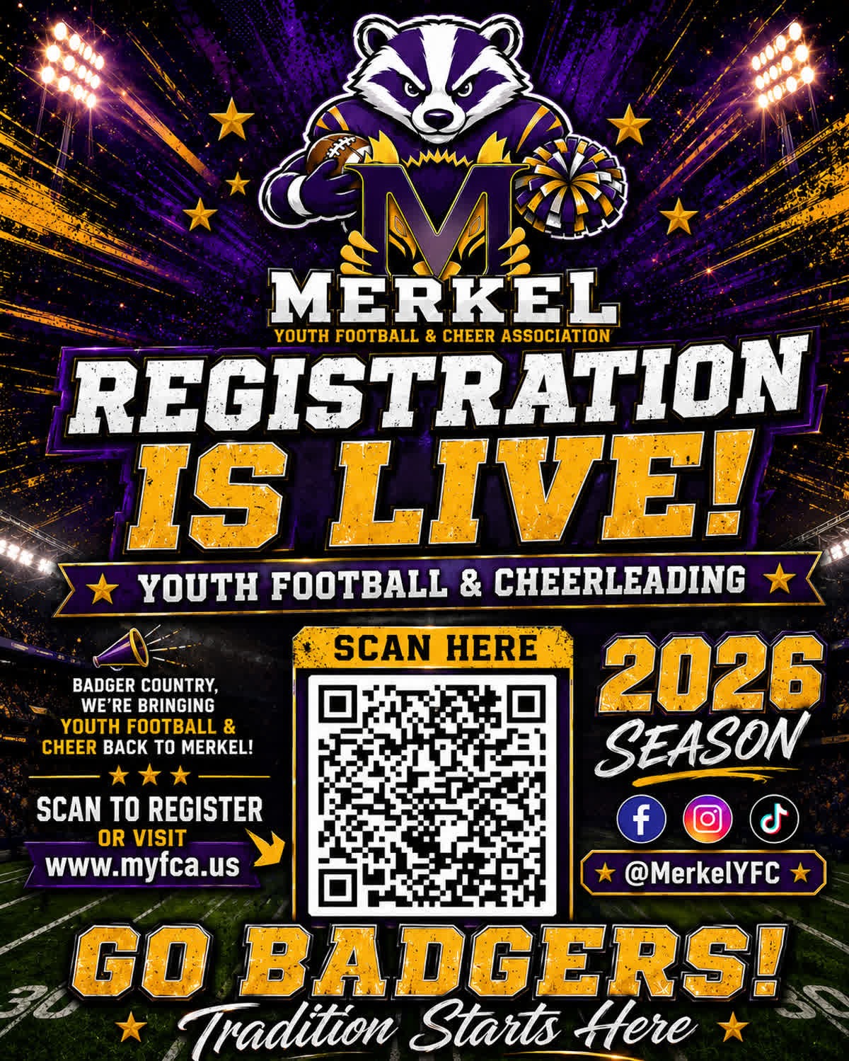  Sign Up - Merkel Youth Football and Cheer Association