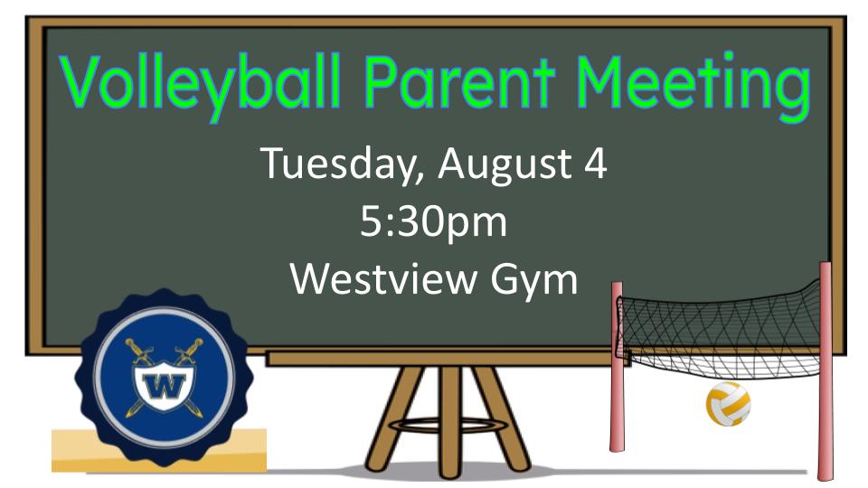 Volleyball Parent Meeting