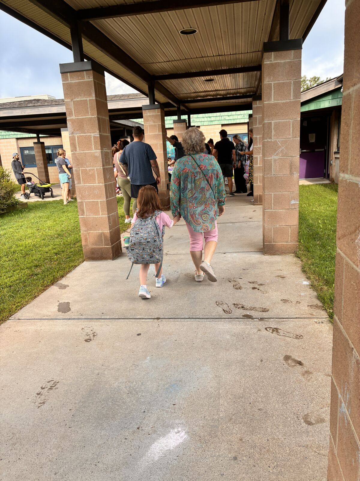 First Day Arrivals at Wesley School!