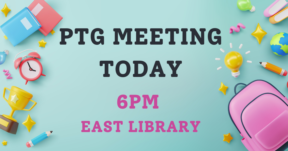 PTG Meeting, Today at 6pm