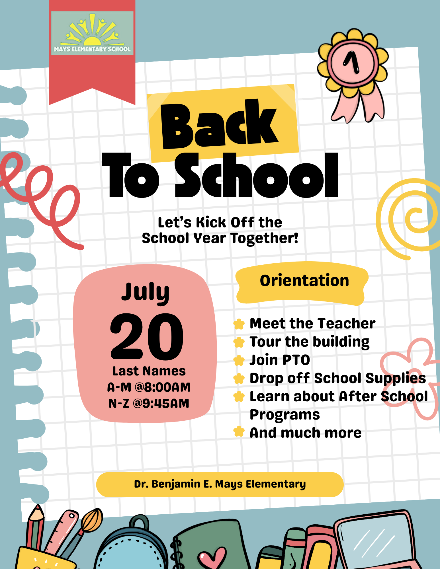 Back to School Orientation